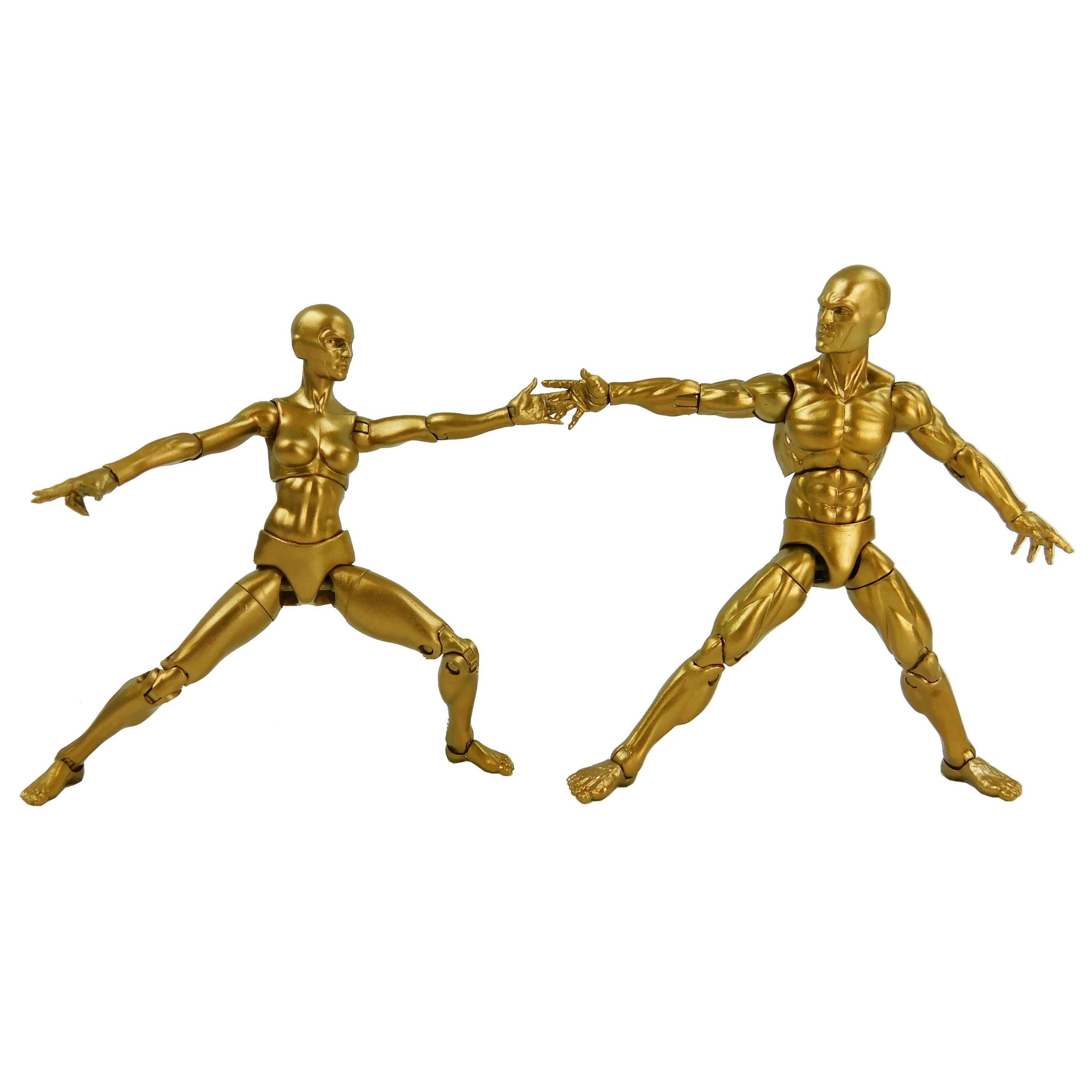 10th Anniversary Vitruvian H.A.C.K.S. Glorious Gold Blanks: Female Action Figure - Image 4