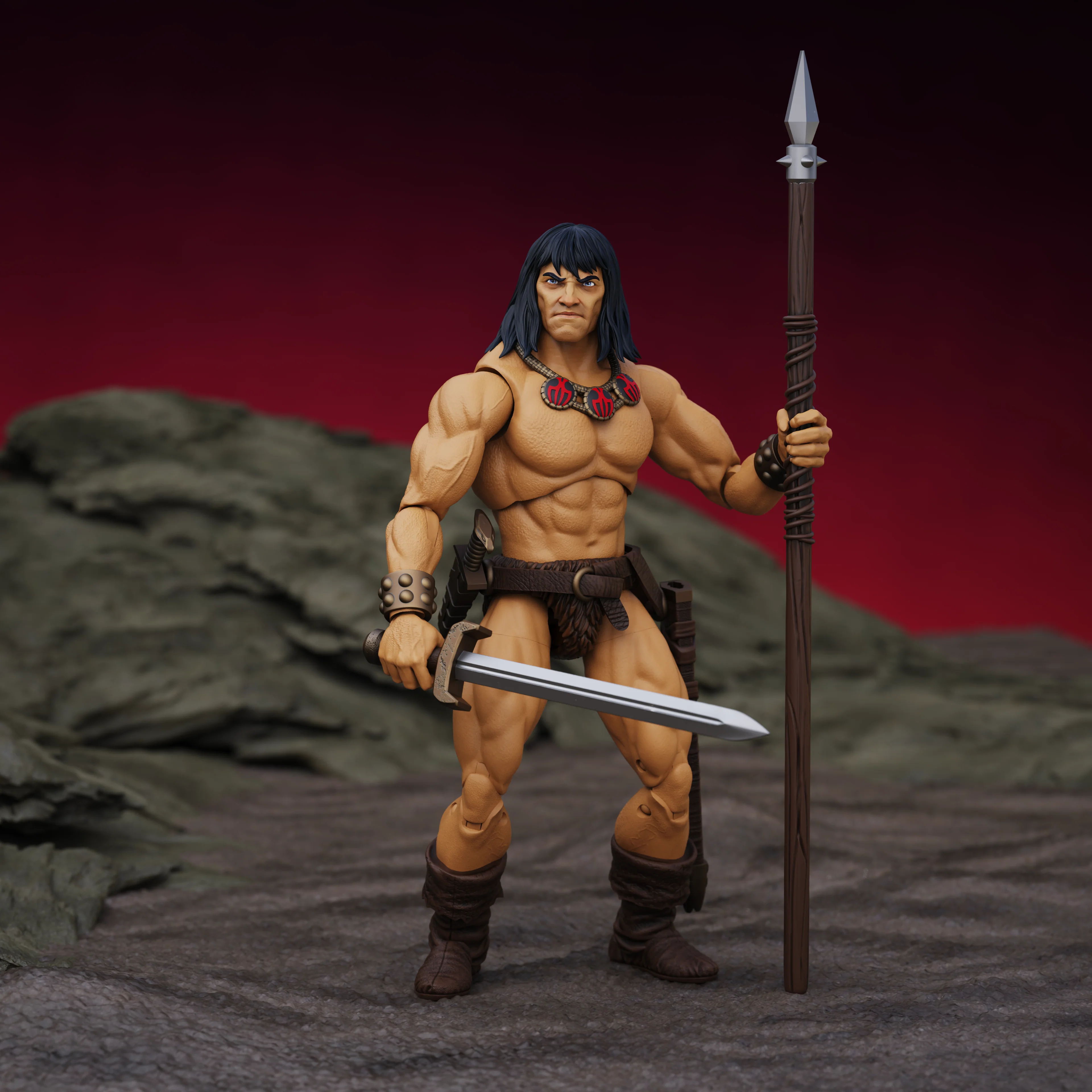 Conan the Barbarian 1:18 Scale Hero H.A.C.K.S. Action Figure - Image 3
