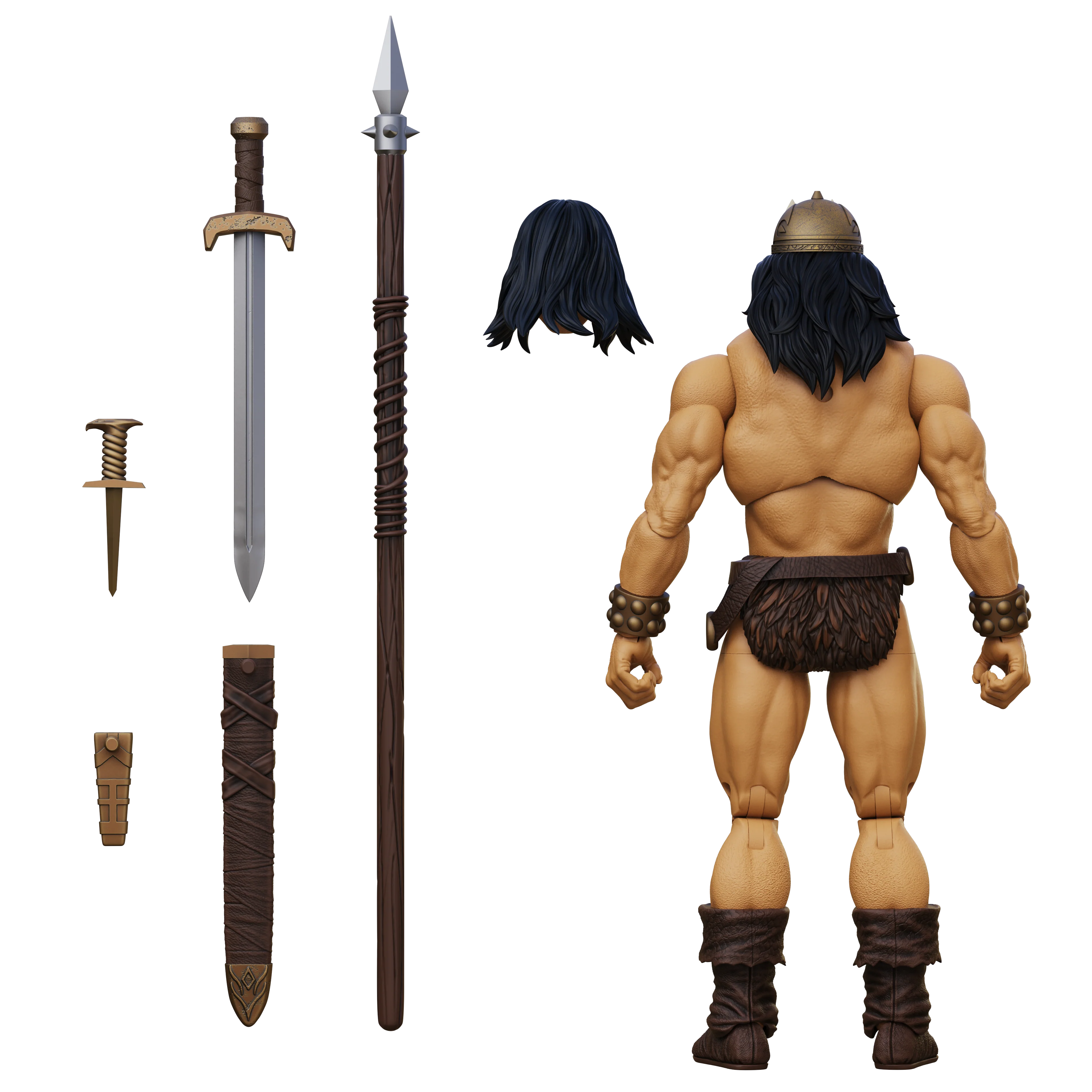 Conan the Barbarian 1:18 Scale Hero H.A.C.K.S. Action Figure - Image 9