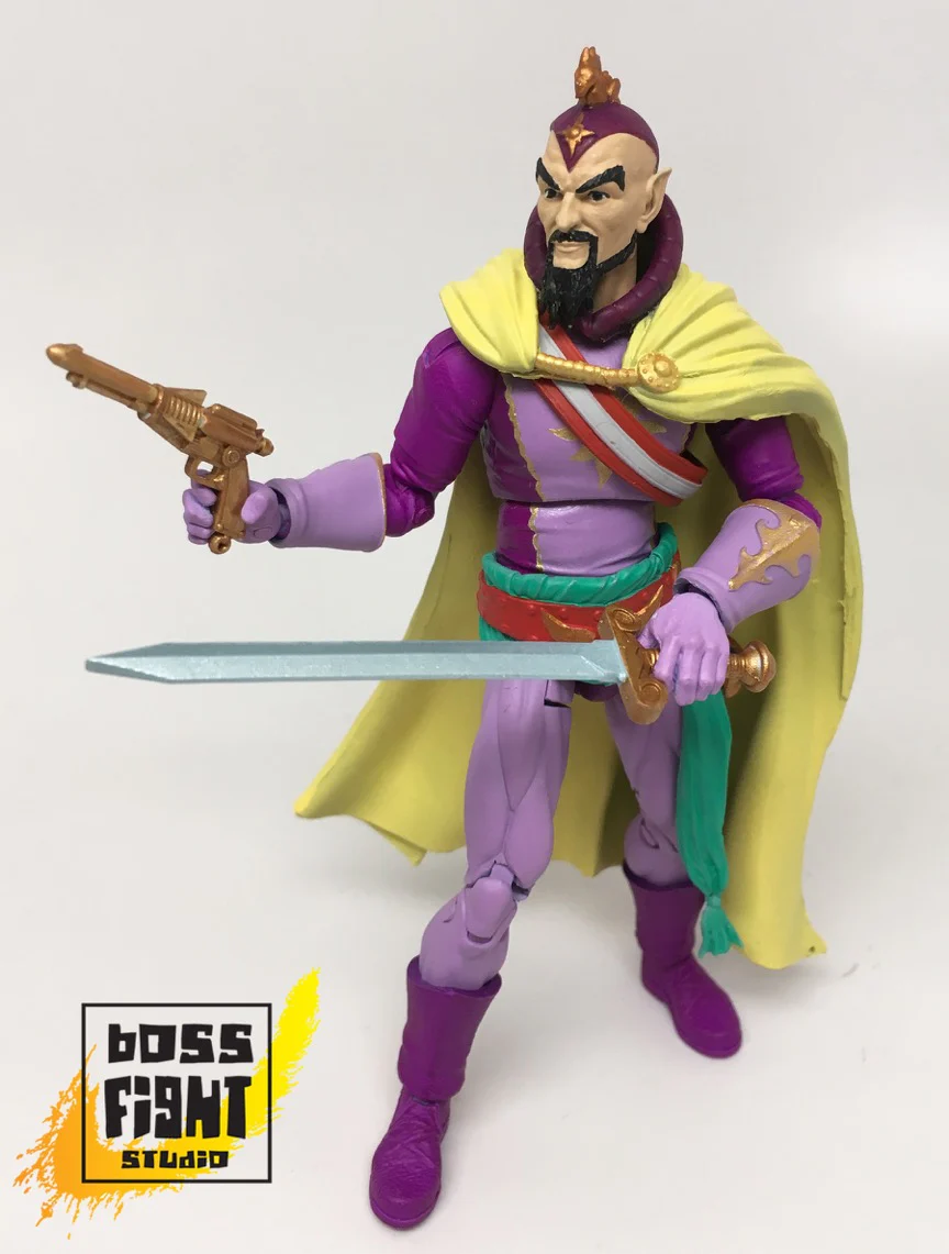 Hero H.A.C.K.S. FLASH GORDON Action Figure: Comic Ming the Merciless - Wv1 - Image 2