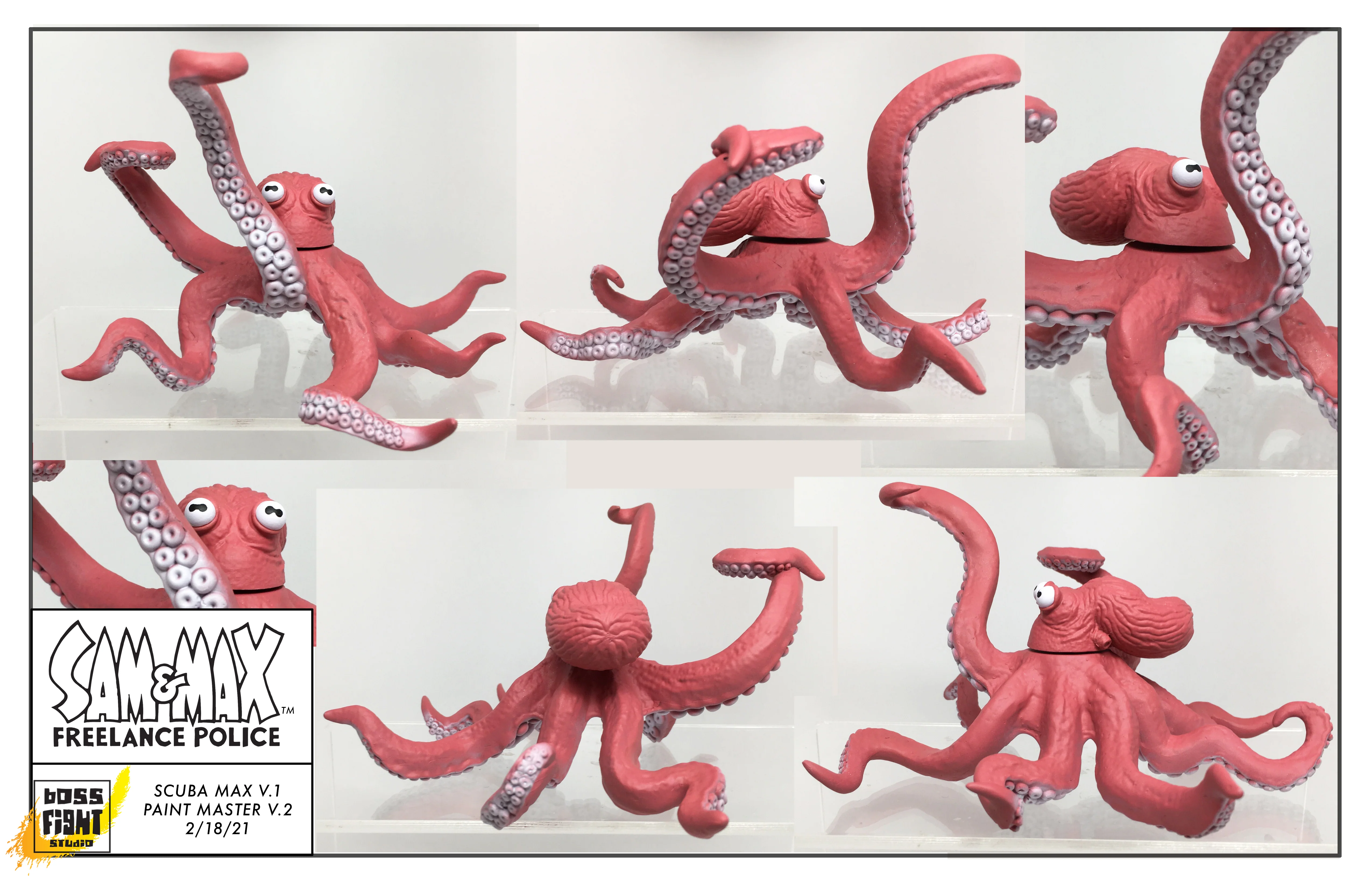 Sam & Max Series Action Figure - Wave 2 - Scuba Max & Ratzo the Octopus Ginormous Deluxe Set - Image 3