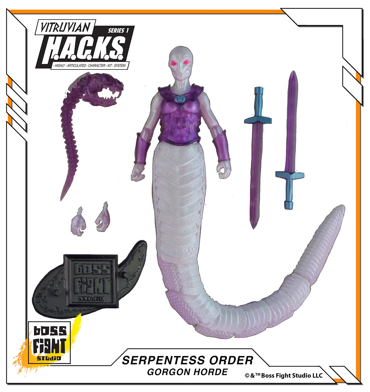 Vitruvian H.A.C.K.S. Action Figure: Serpentess Order - Image 2