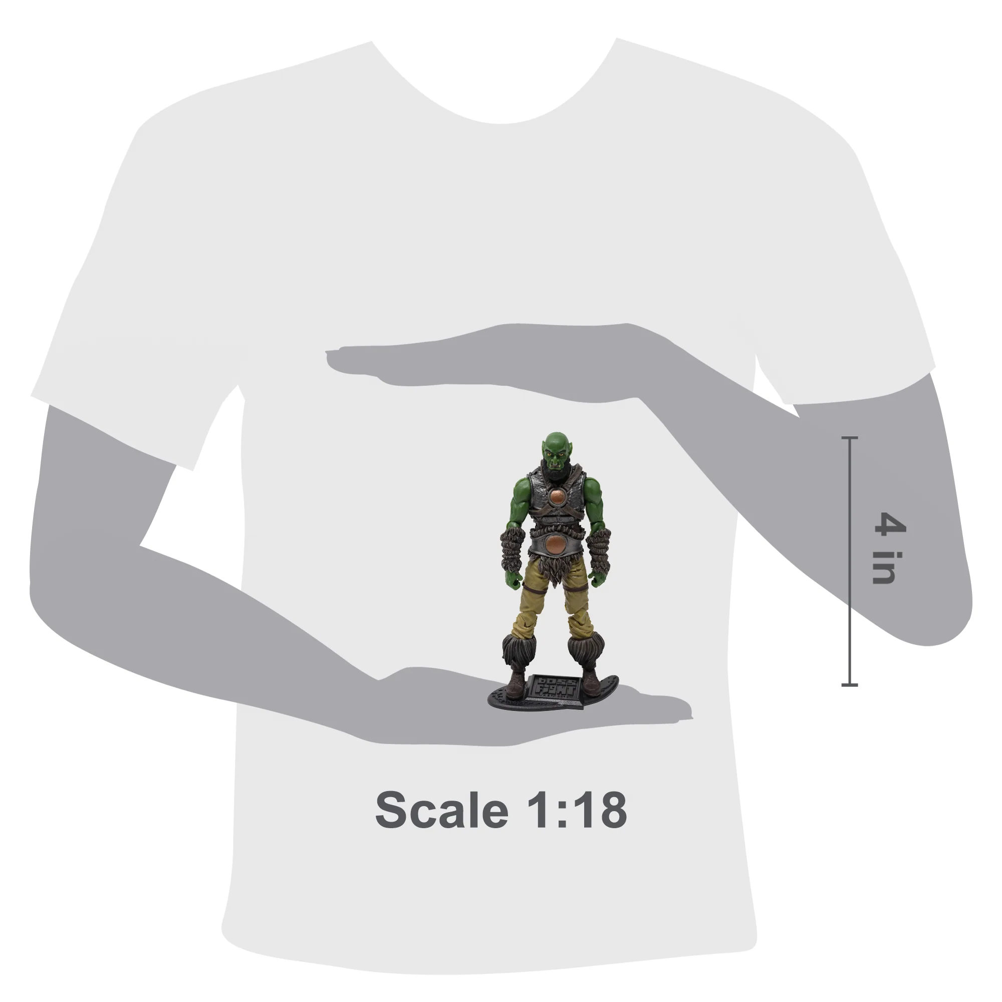 Vitruvian H.A.C.K.S. Action Figure: Male Orc Conqueror - Image 6