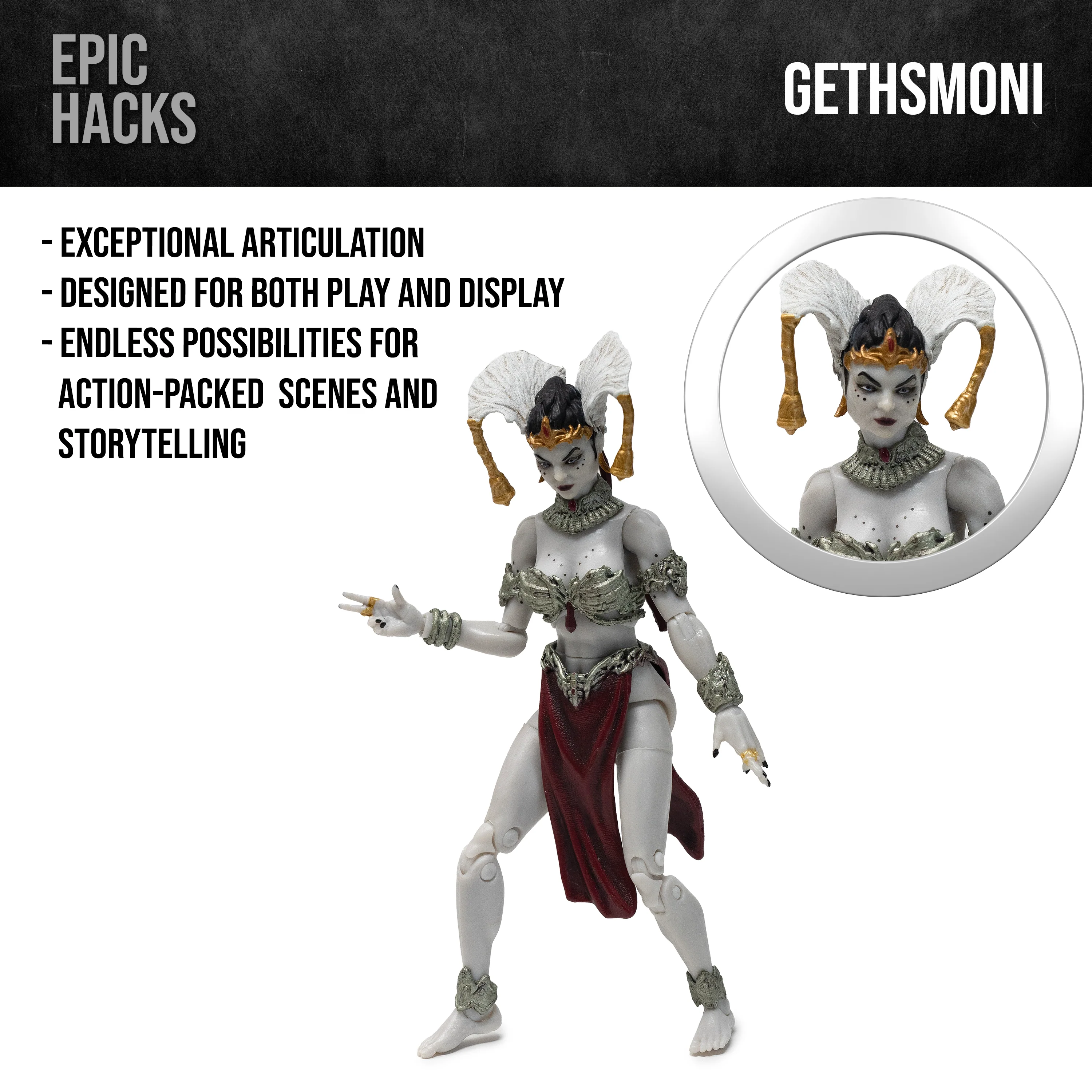 Court of the Dead Action Figure: Gethsemoni - Queen of the Dead - Image 6