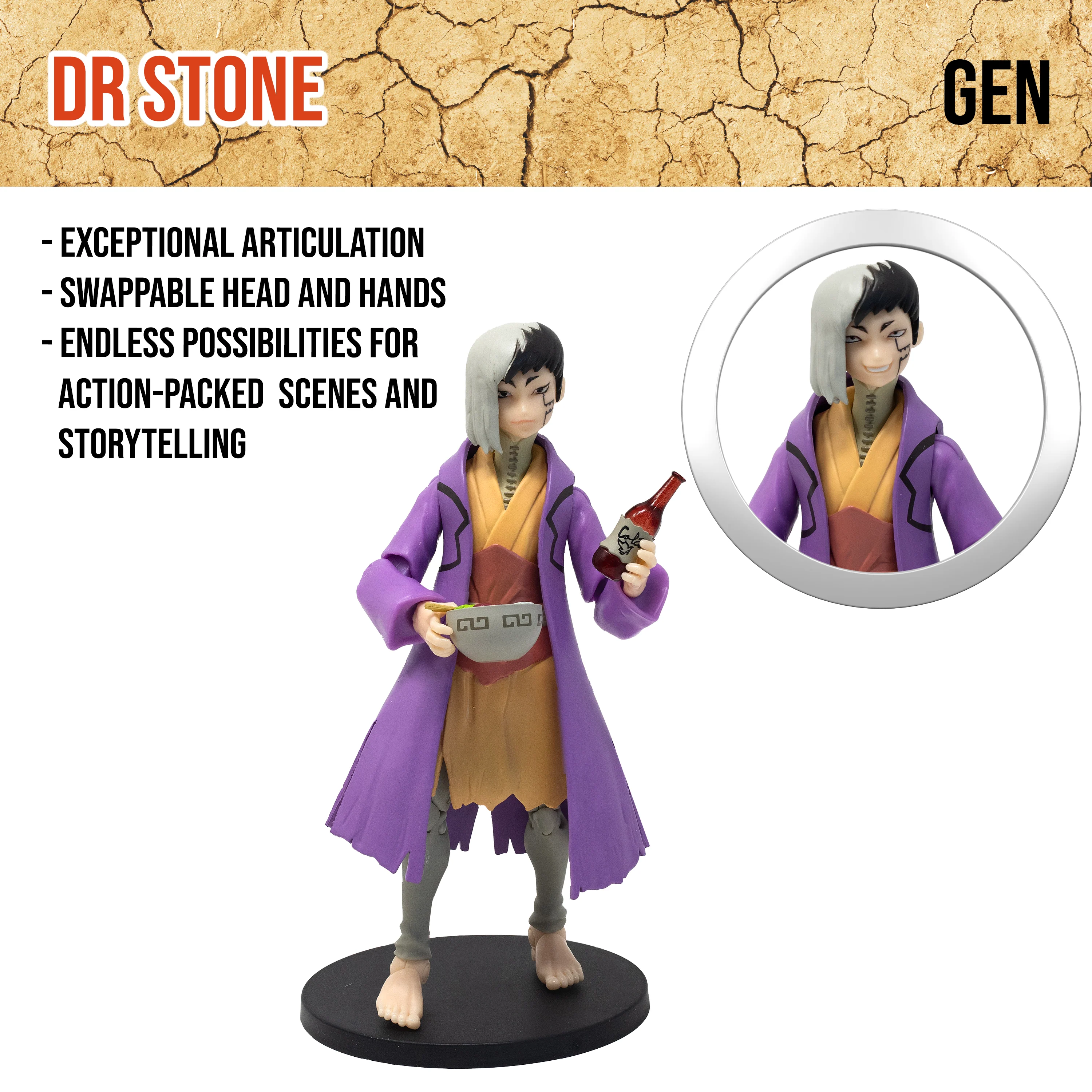 Dr. STONE - Gen Asagiri Action Figure - Image 5