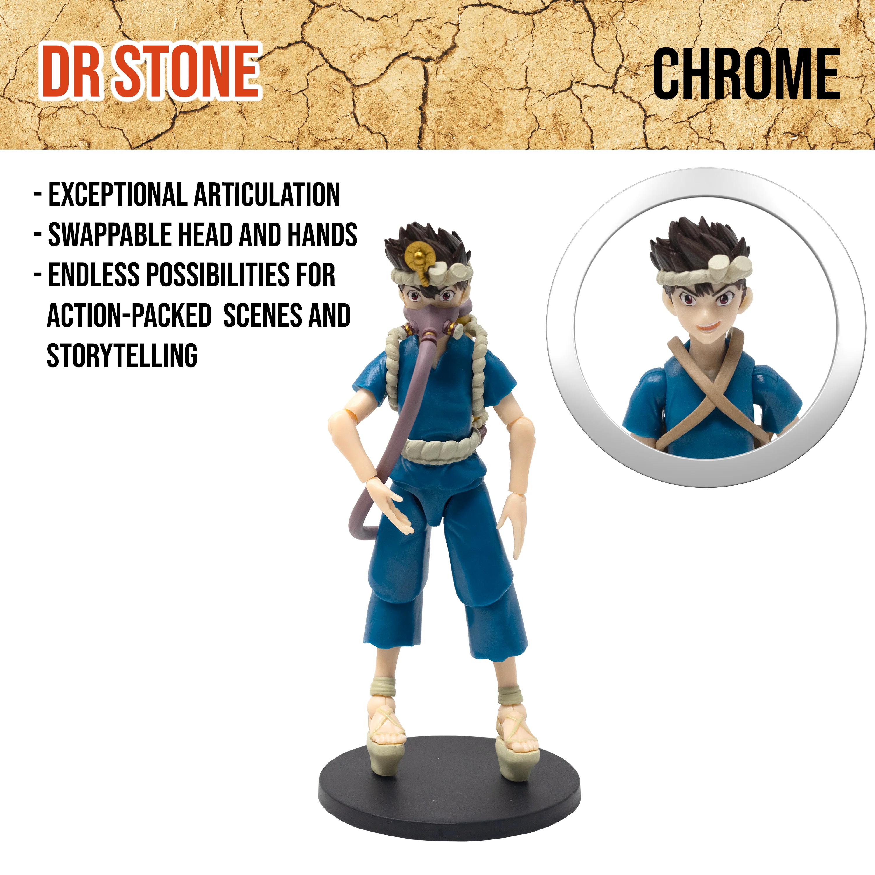 Dr. STONE - Chrome Action Figure - Image 4