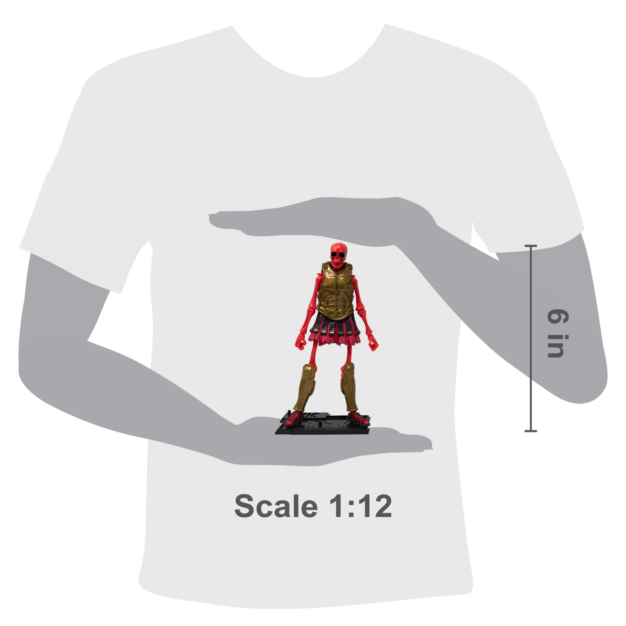Epic H.A.C.K.S. Action Figure: Spartan Warrior Skeleton - Image 4