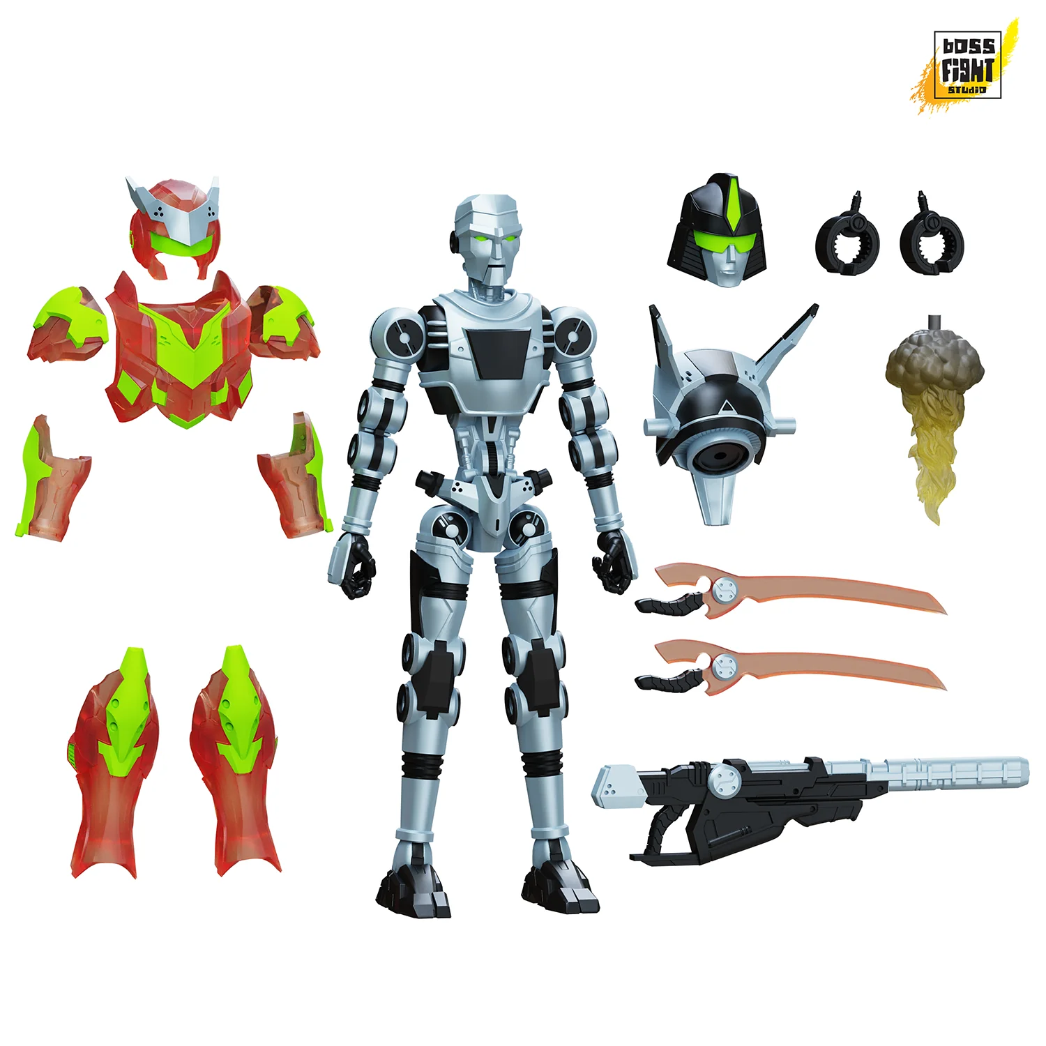 Epic H.A.C.K.S. Creatures 1:12 Scale Action Figure Wave 1 | CGT Combat Drone: Agile Battle Robot - Image 8