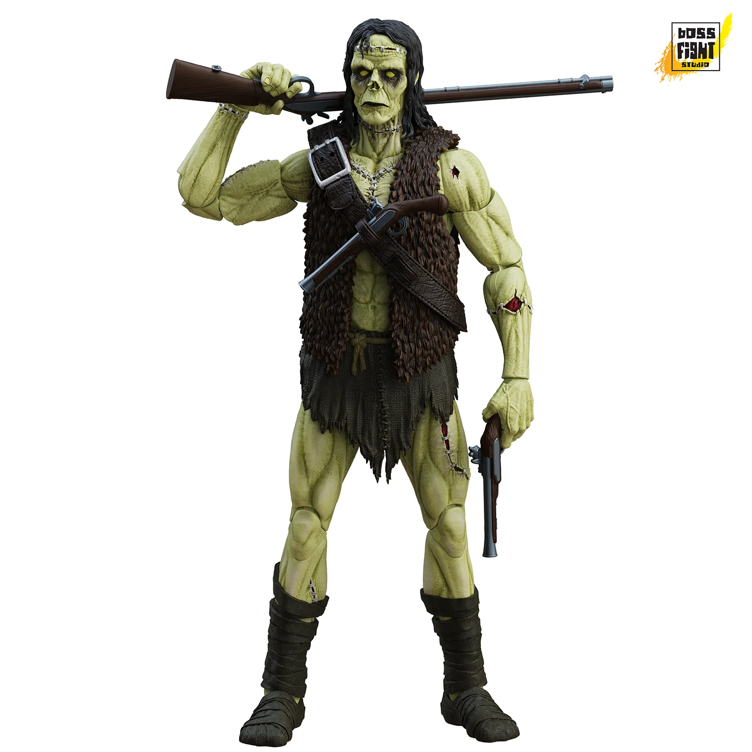Epic H.A.C.K.S. Creatures 1:12 Scale Action Figure Wave 1 | Frankenstein’s Monster: Undead Creature - Image 5