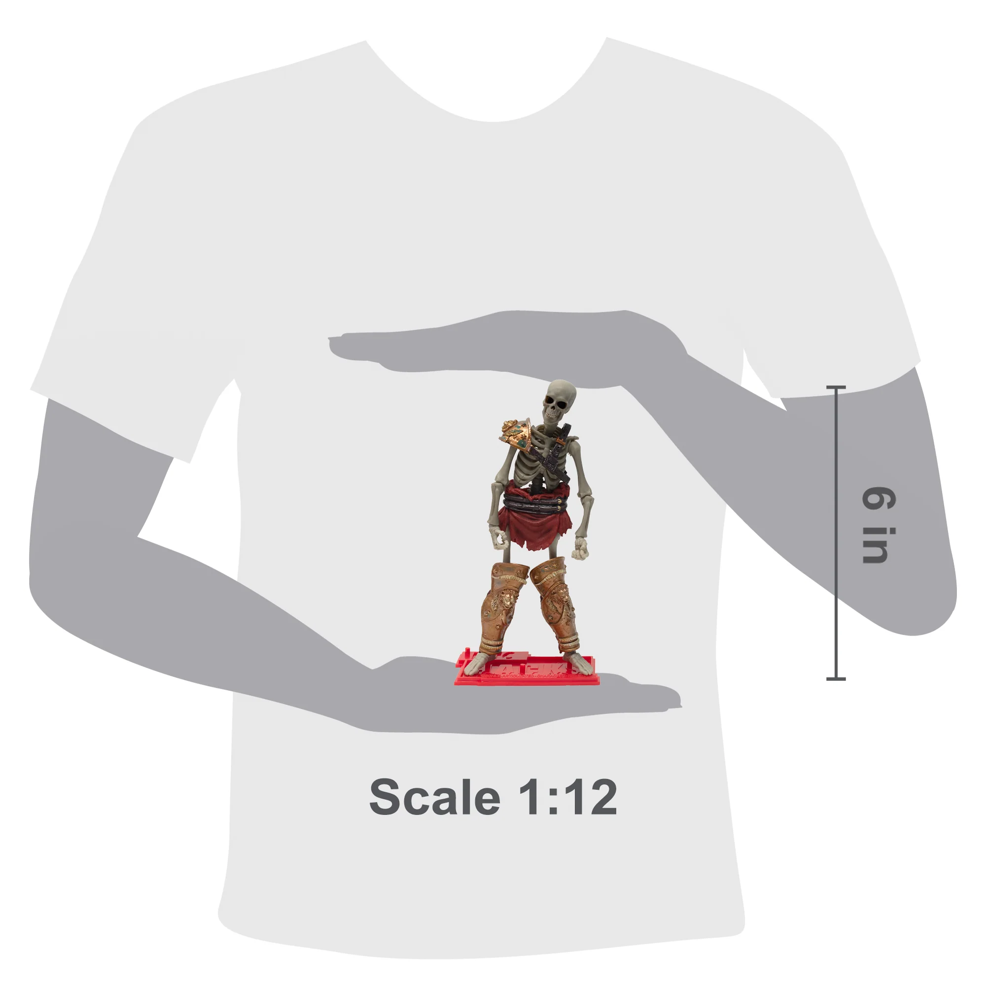 EPIC H.A.C.K.S. Action Figure: Gladiator Skeleton - Image 5