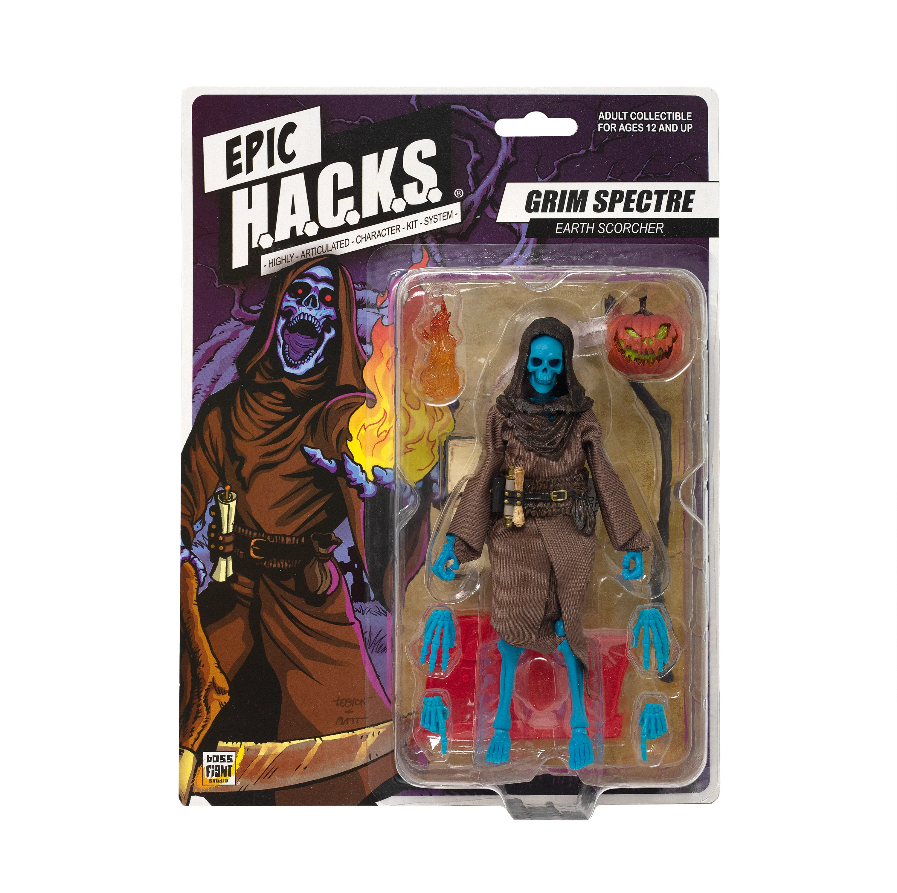 EPIC H.A.C.K.S. Action Figure: Grim Spectre Skeleton - Image 12