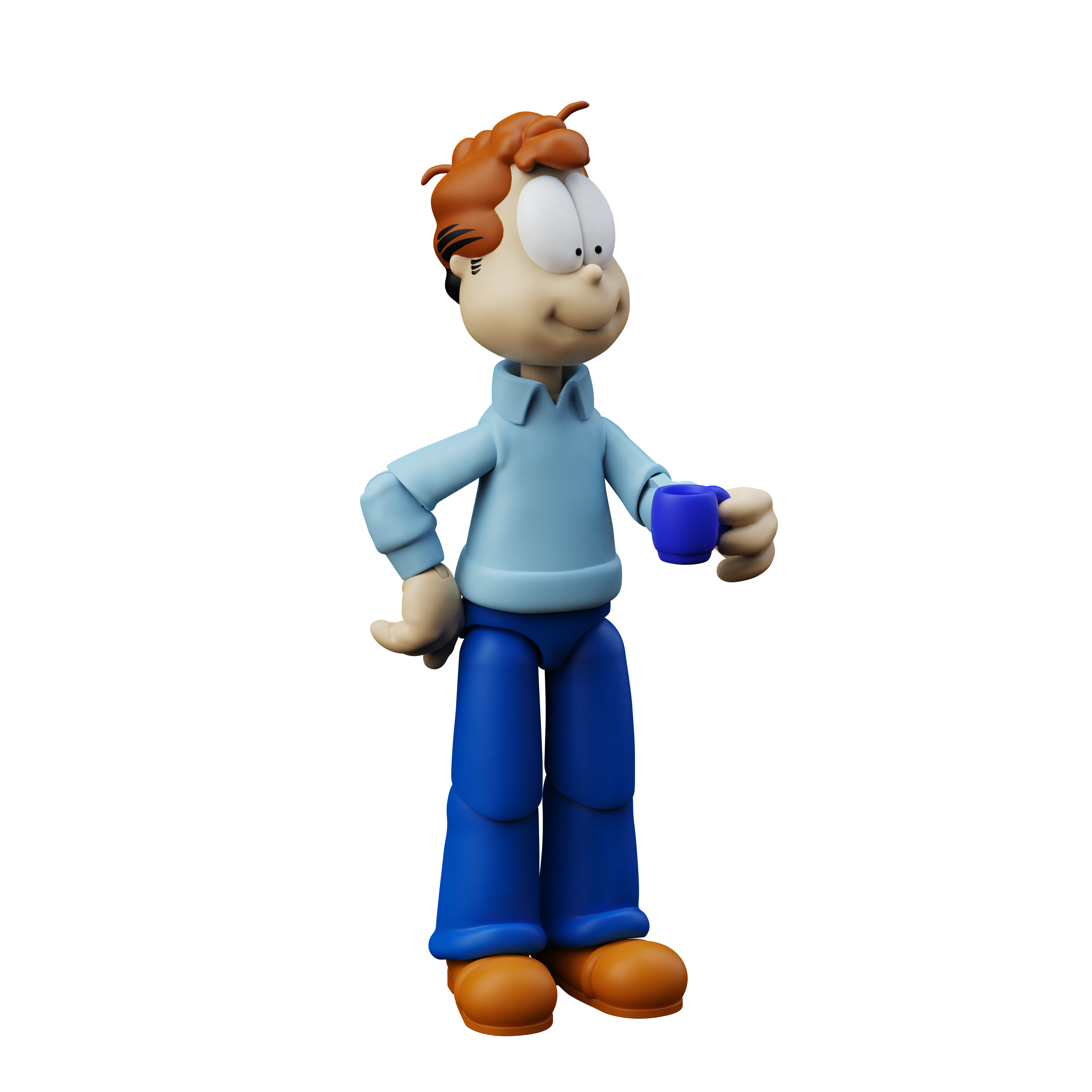 Garfield Action Figure | Deluxe Jon Arbuckle - Image 3