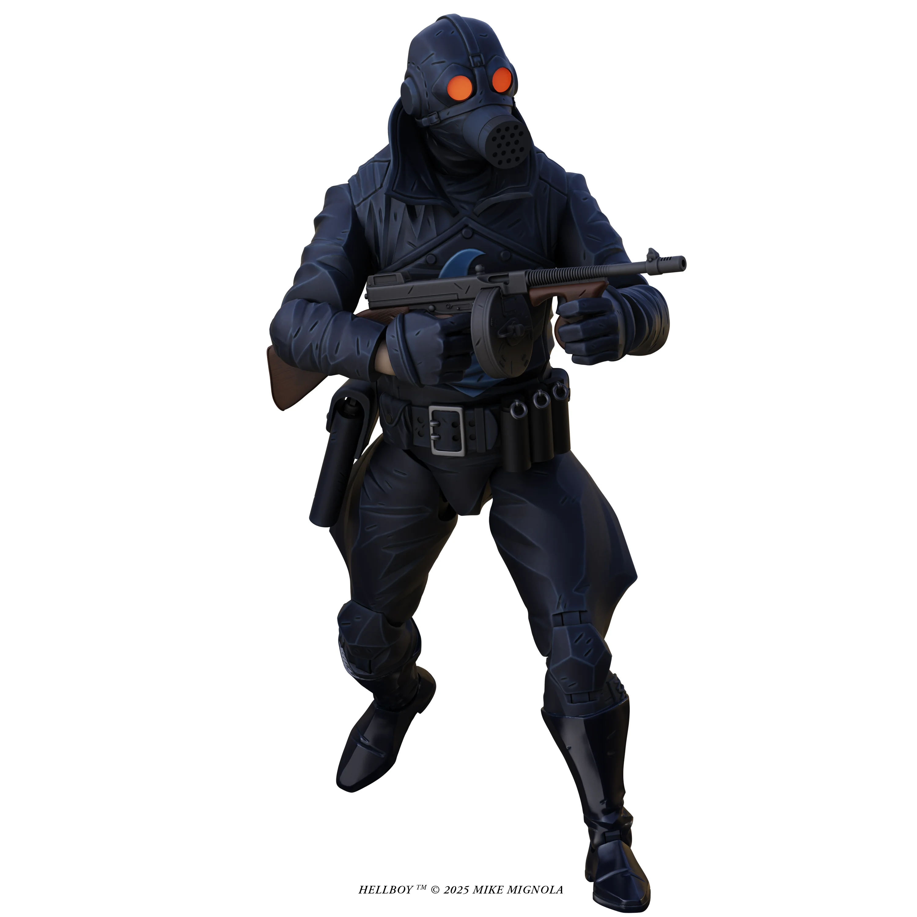 Hellboy 1:12 Scale Action Figures Wv1 | Lobster Johnson (The Iron Prometheus) - Image 3