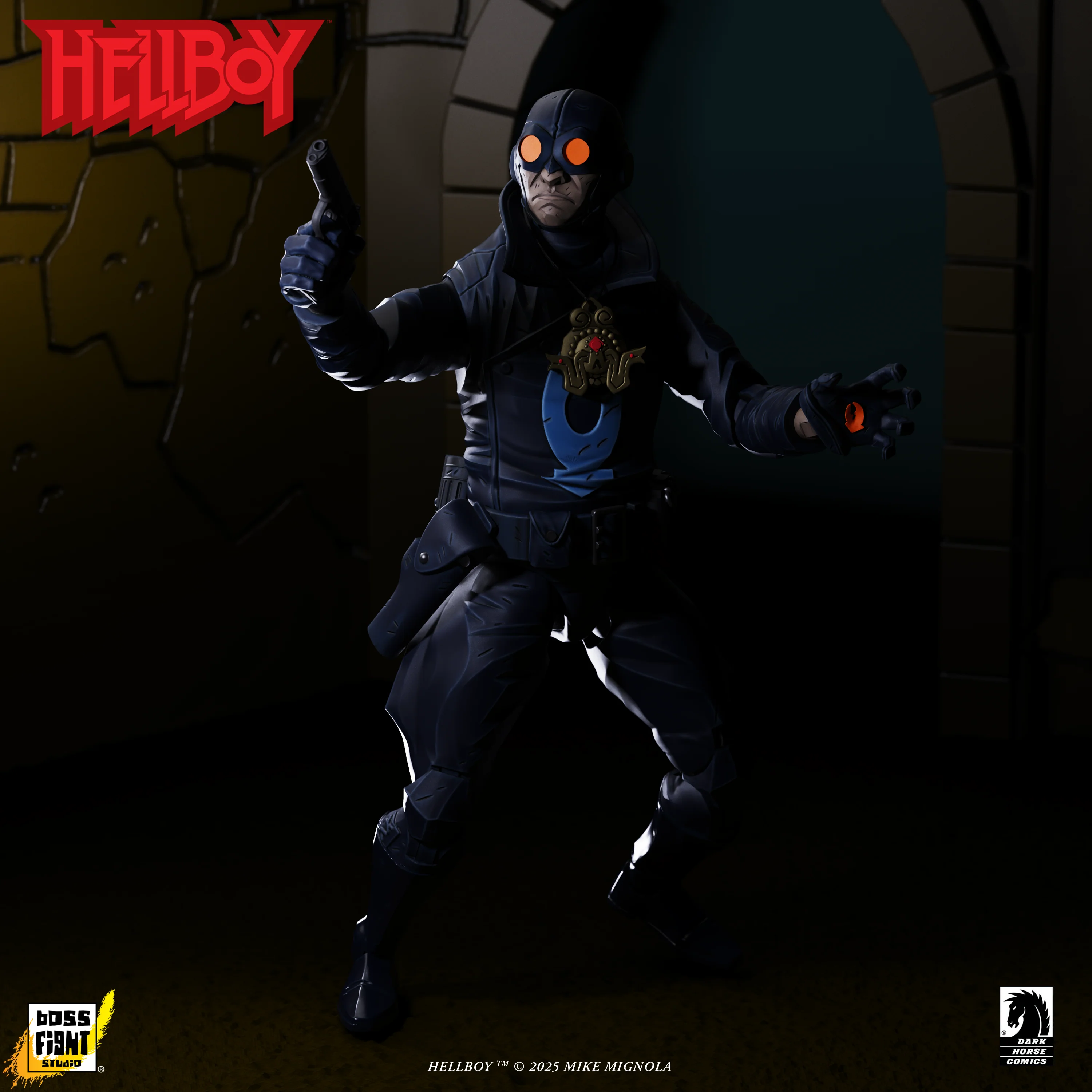Hellboy 1:12 Scale Action Figures Wv1 | Lobster Johnson (The Iron Prometheus) - Image 5
