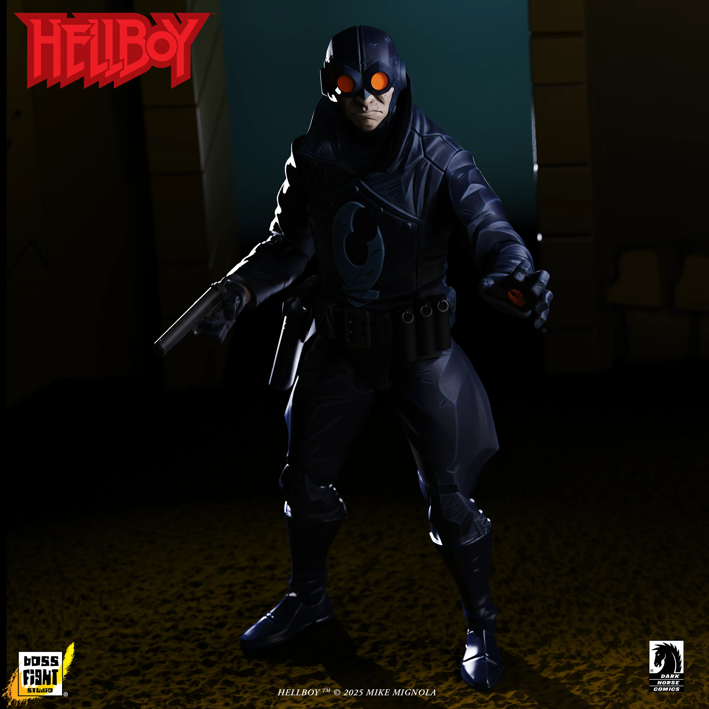 Hellboy 1:12 Scale Action Figures Wv1 | Lobster Johnson (The Iron Prometheus) - Image 6