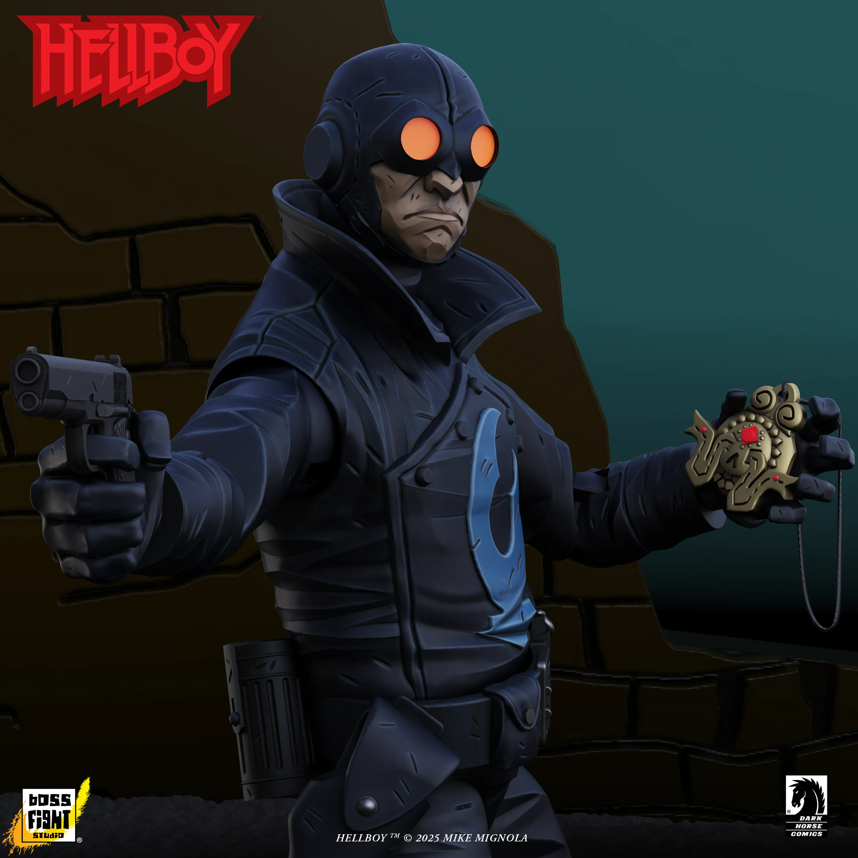Hellboy 1:12 Scale Action Figures Wv1 | Lobster Johnson (The Iron Prometheus) - Image 8