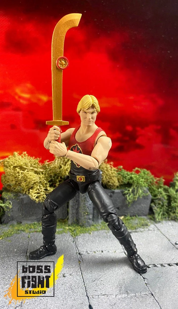 Hero H.A.C.K.S. FLASH GORDON Action Figure:Movie Tank Top Flash - Wv2 - Image 3