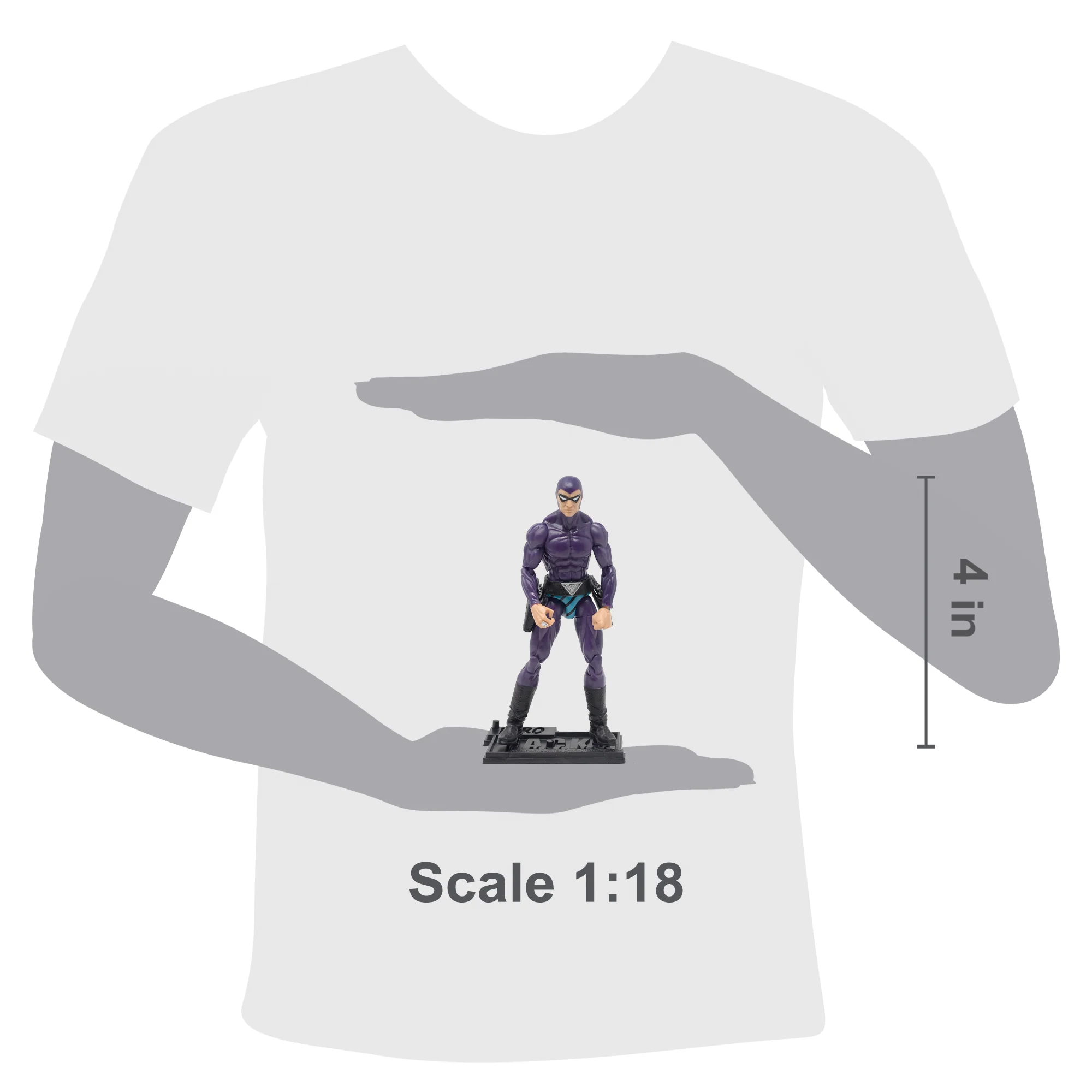 Hero H.A.C.K.S. Phantom Action Figure: Phantom - Wv1 - Image 3