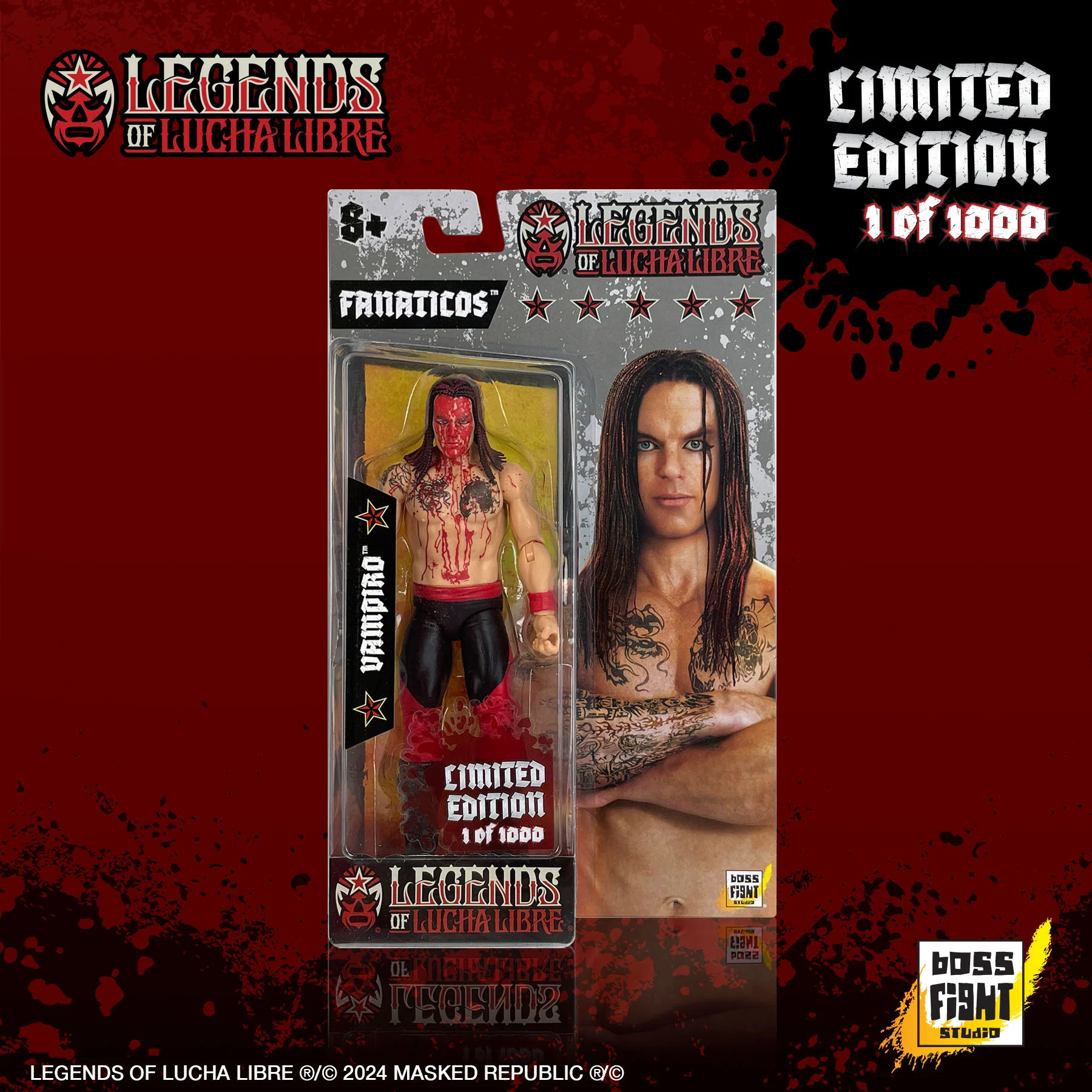 Legends of Lucha Libre: Fanaticos Bloody Vampiro SDCC Exclusive - Image 3