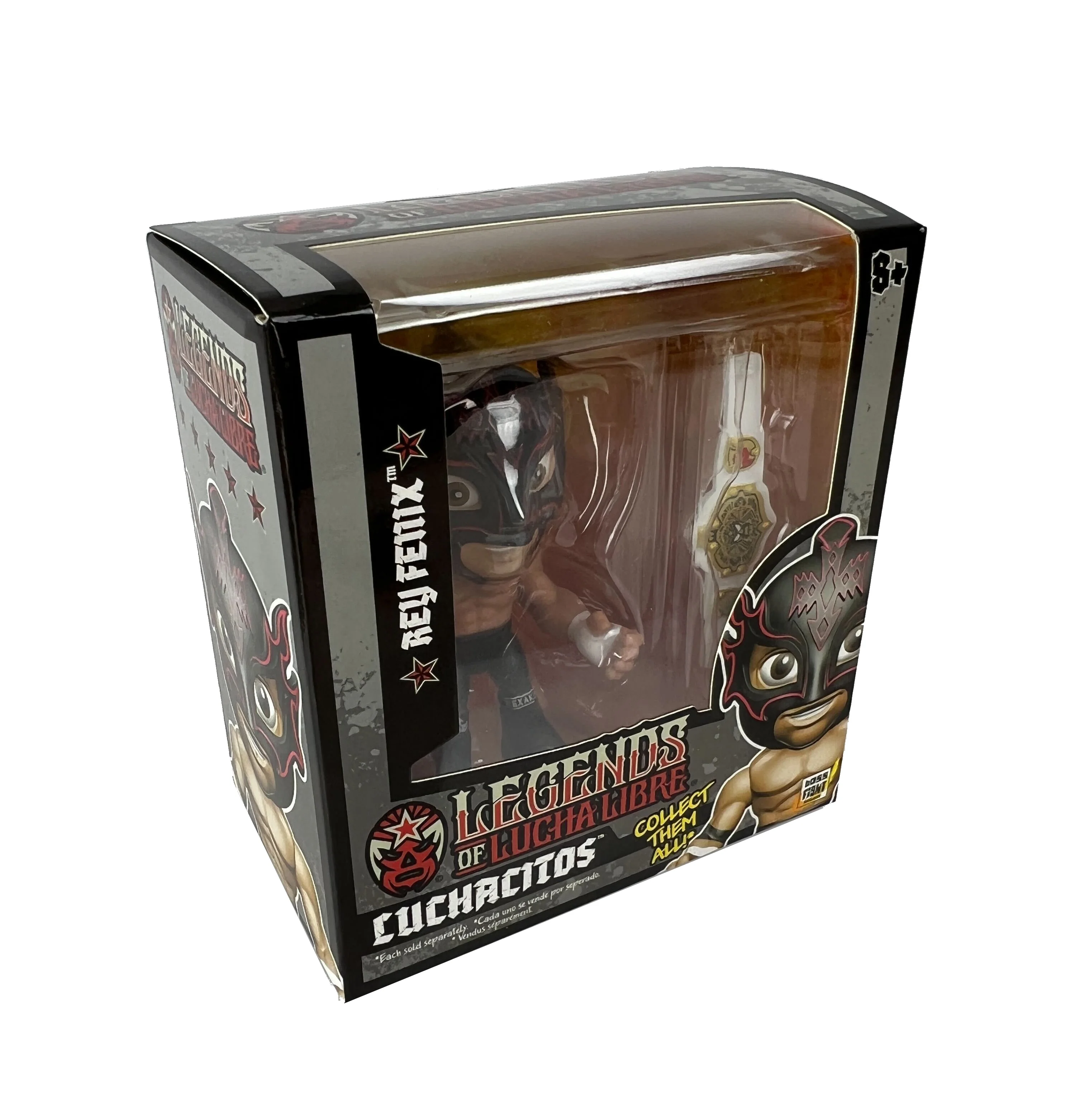 Legends of Lucha Libre - Luchacitos Mini Action Figures - Rey Fenix, Black Costume - Image 2