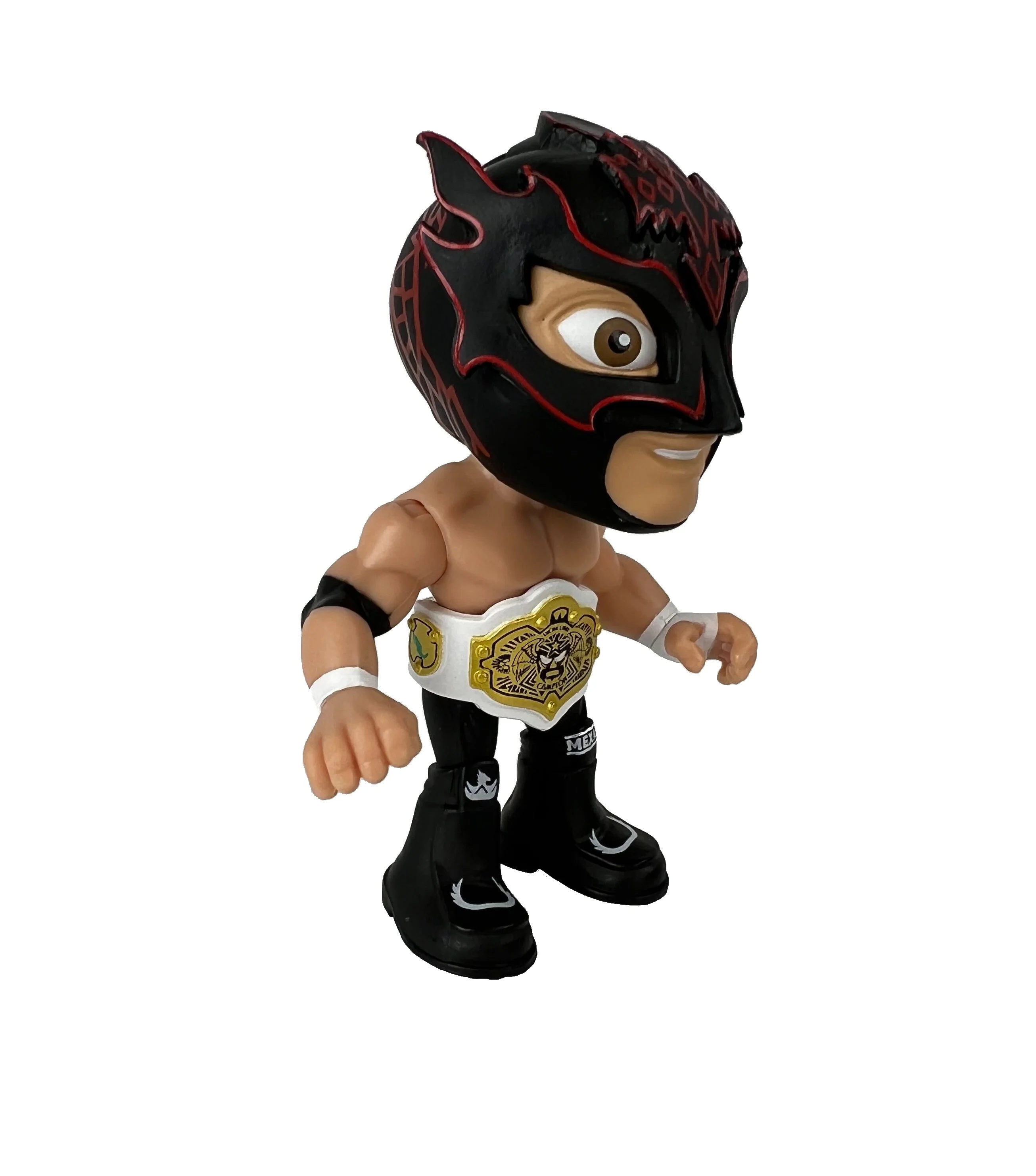 Legends of Lucha Libre - Luchacitos Mini Action Figures - Rey Fenix, Black Costume - Image 6