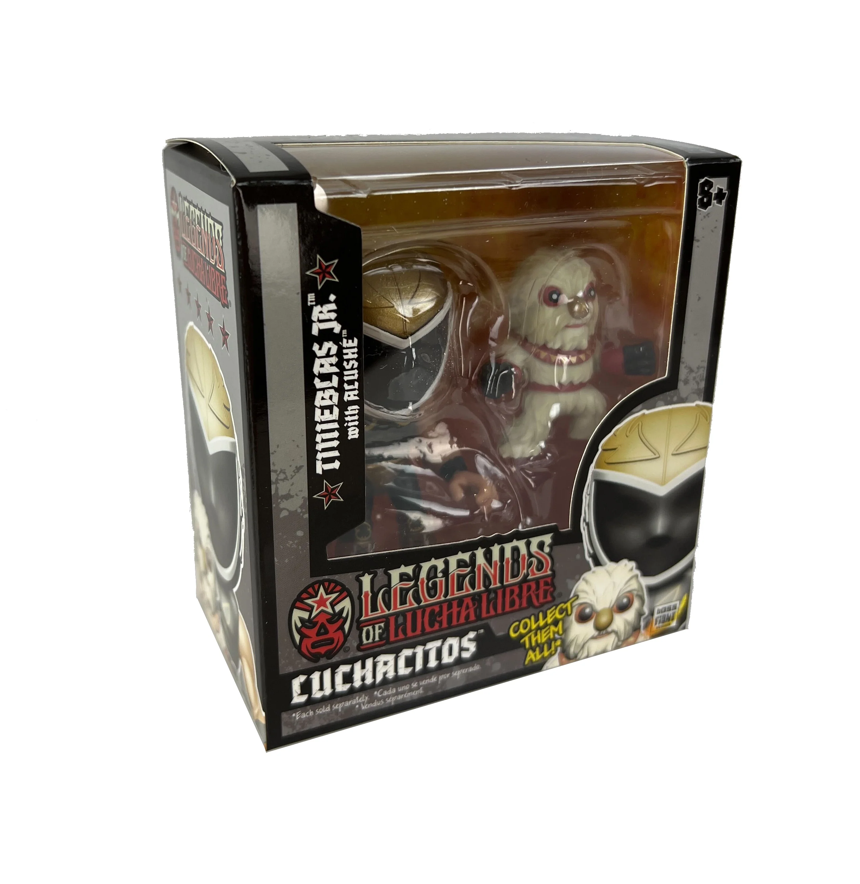 Legends of Lucha Libre - Luchacitos Mini Action Figures - Tinieblas Jr., Gold Costume - Image 2