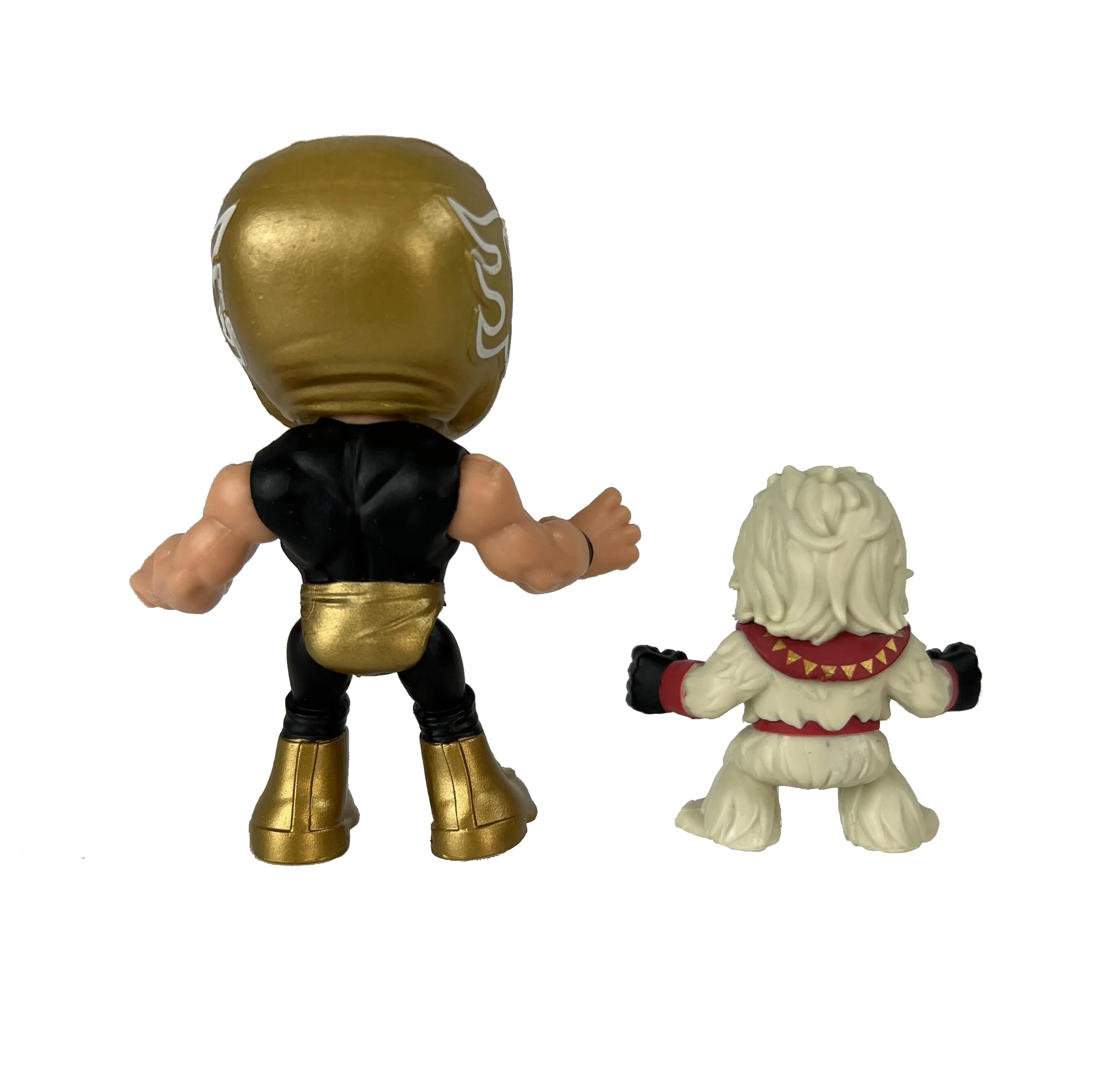 Legends of Lucha Libre - Luchacitos Mini Action Figures - Tinieblas Jr., Gold Costume - Image 4