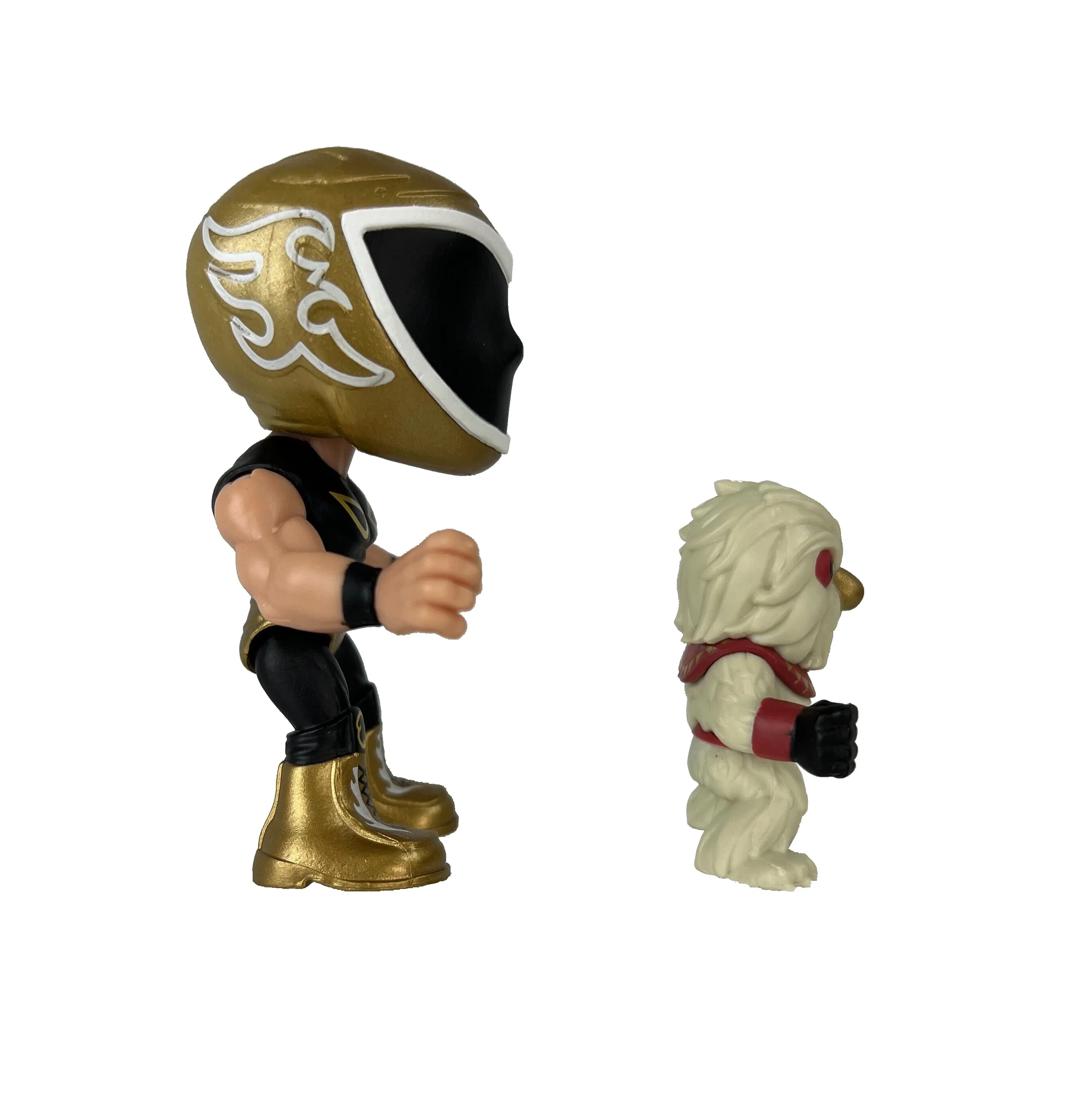 Legends of Lucha Libre - Luchacitos Mini Action Figures - Tinieblas Jr., Gold Costume - Image 5