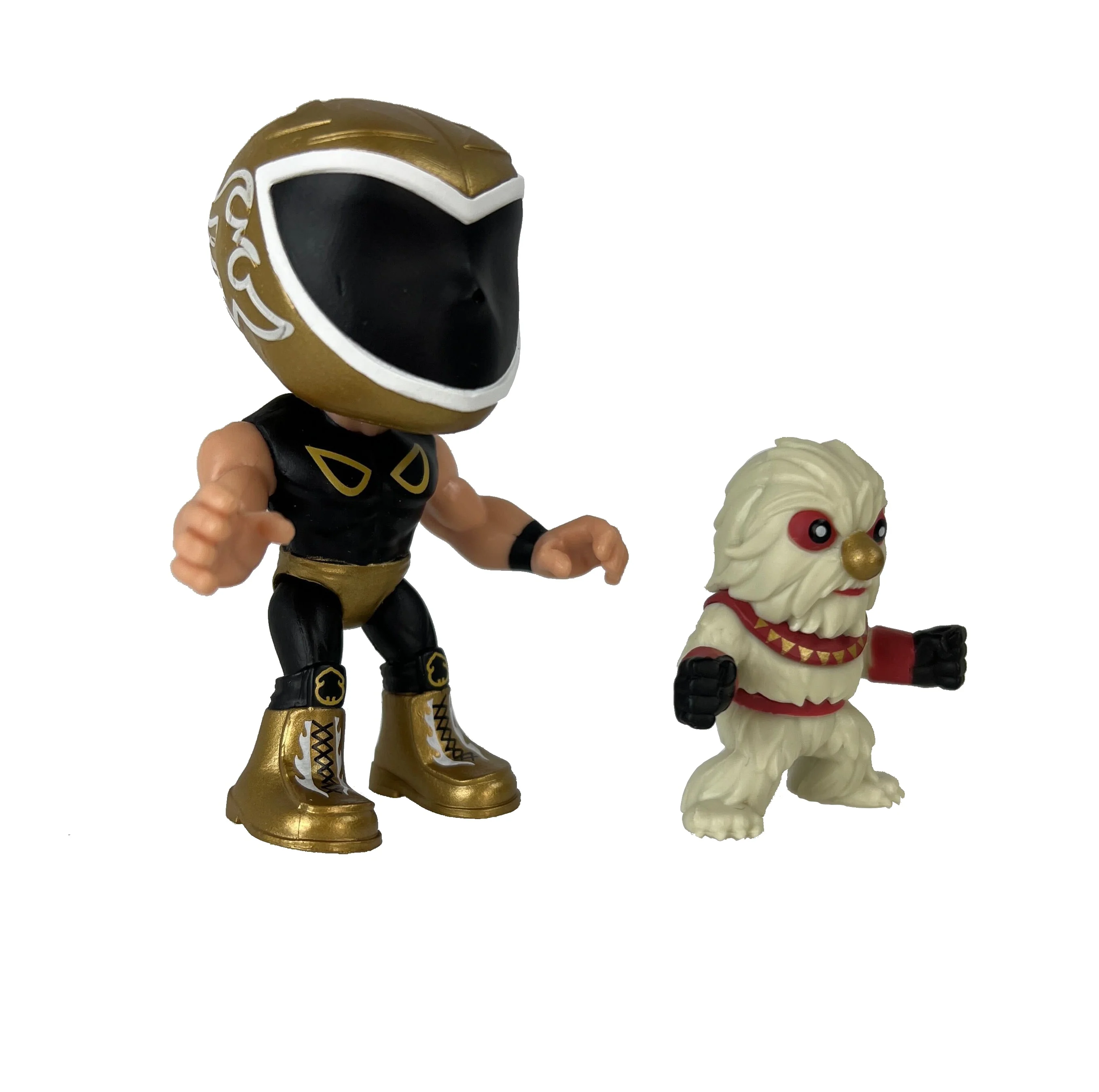 Legends of Lucha Libre - Luchacitos Mini Action Figures - Tinieblas Jr., Gold Costume - Image 6