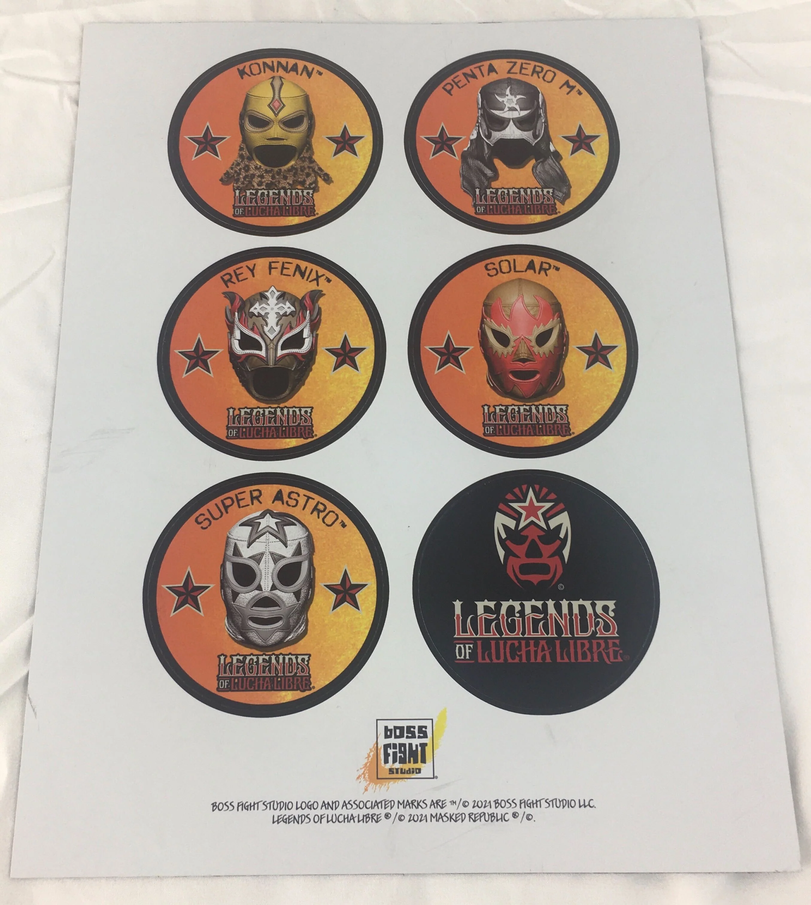 Legends of Lucha Libre Mascaras Magnets - Image 3