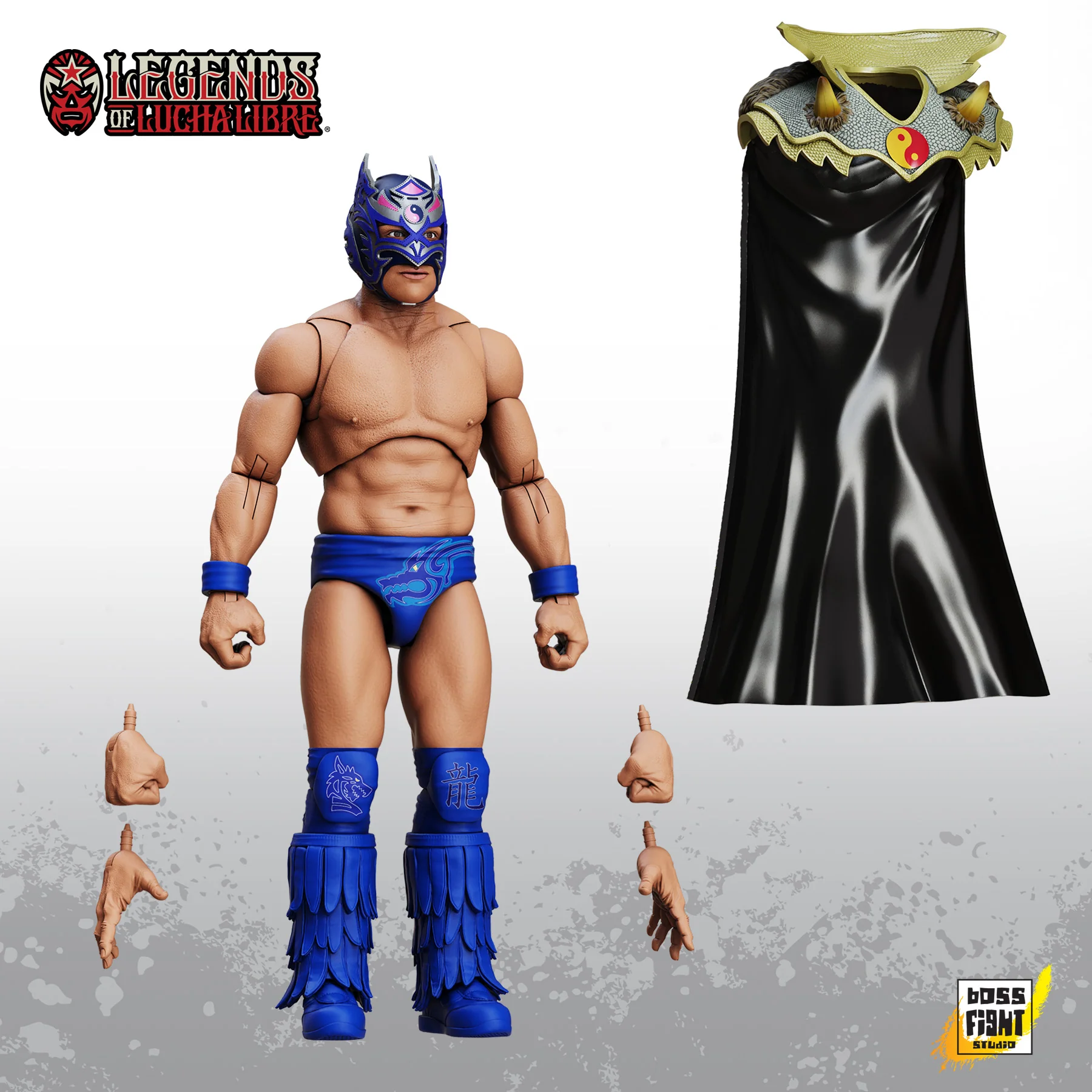 Legends of Lucha Libre Premium Action Figure: Dragon Lee - Image 4