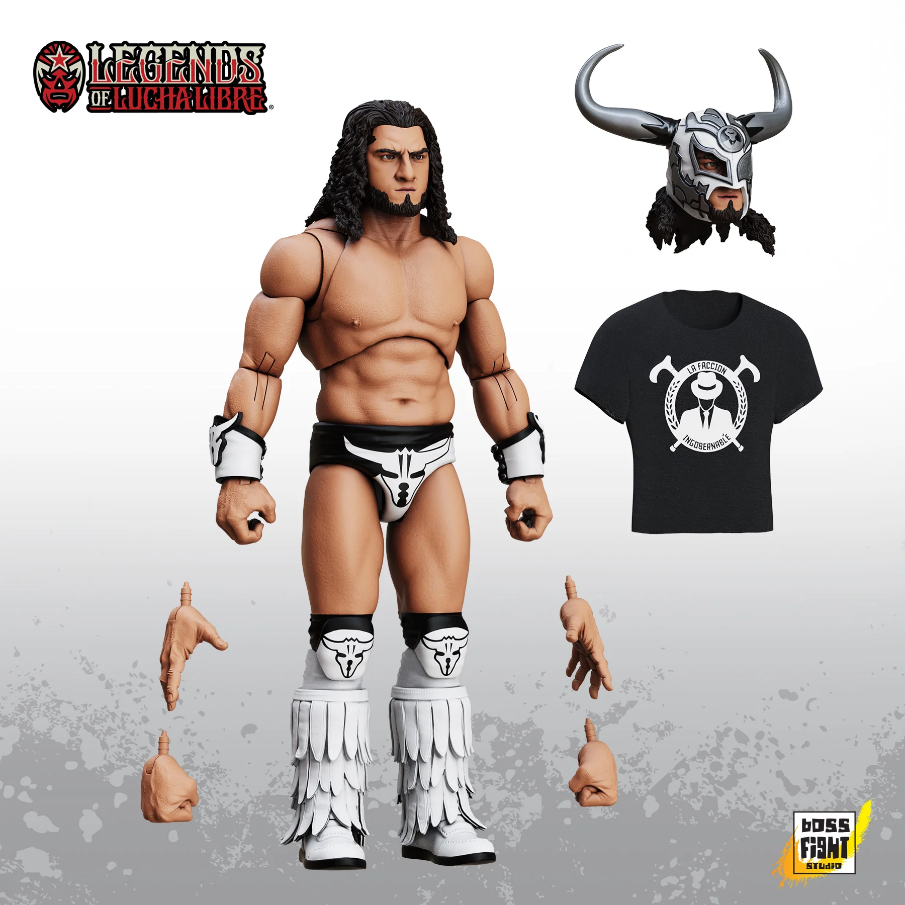 Legends of Lucha Libre Premium Action Figure: Rush - Image 4