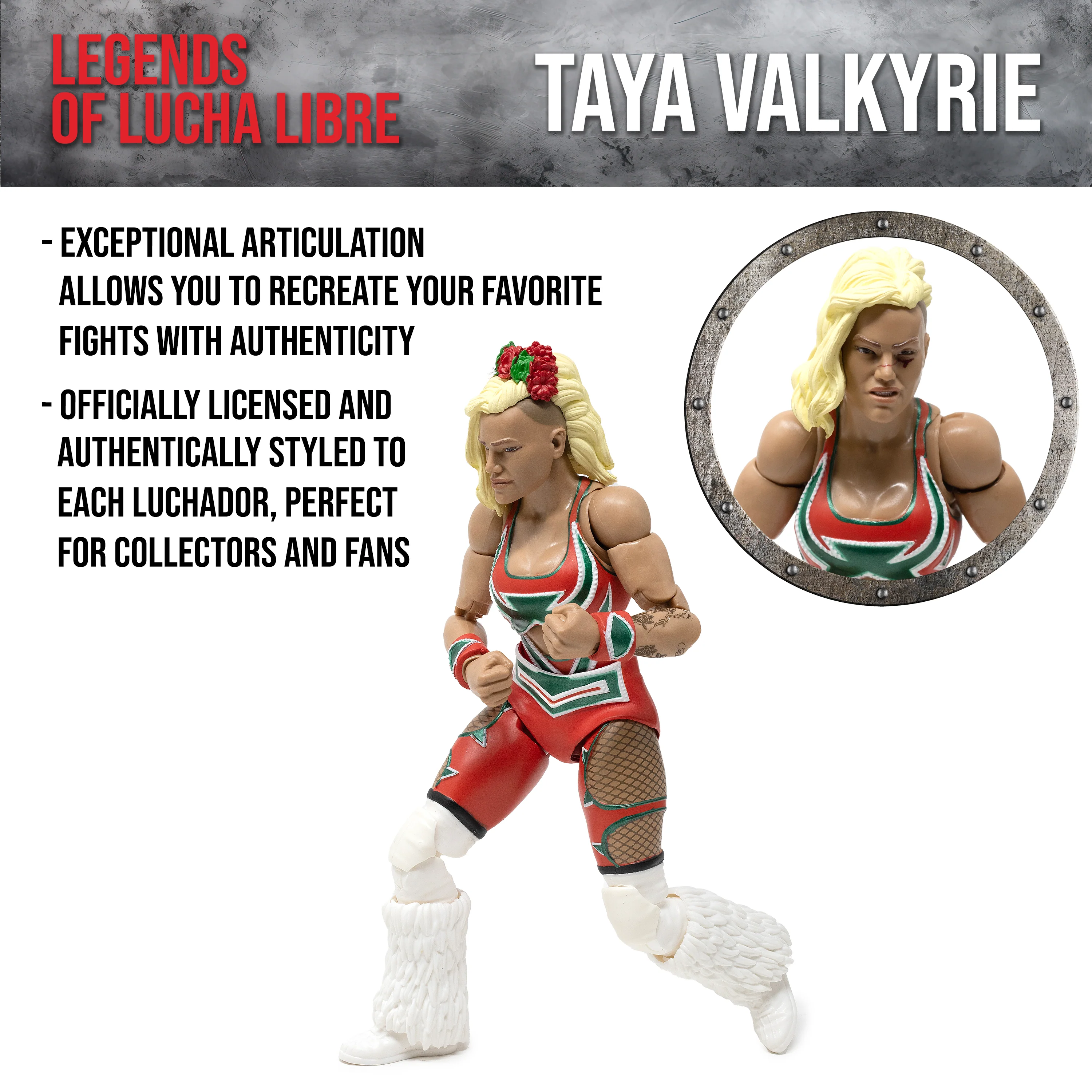 Legends of Lucha Libre Premium Action Figure: Taya Valkyrie - Image 5