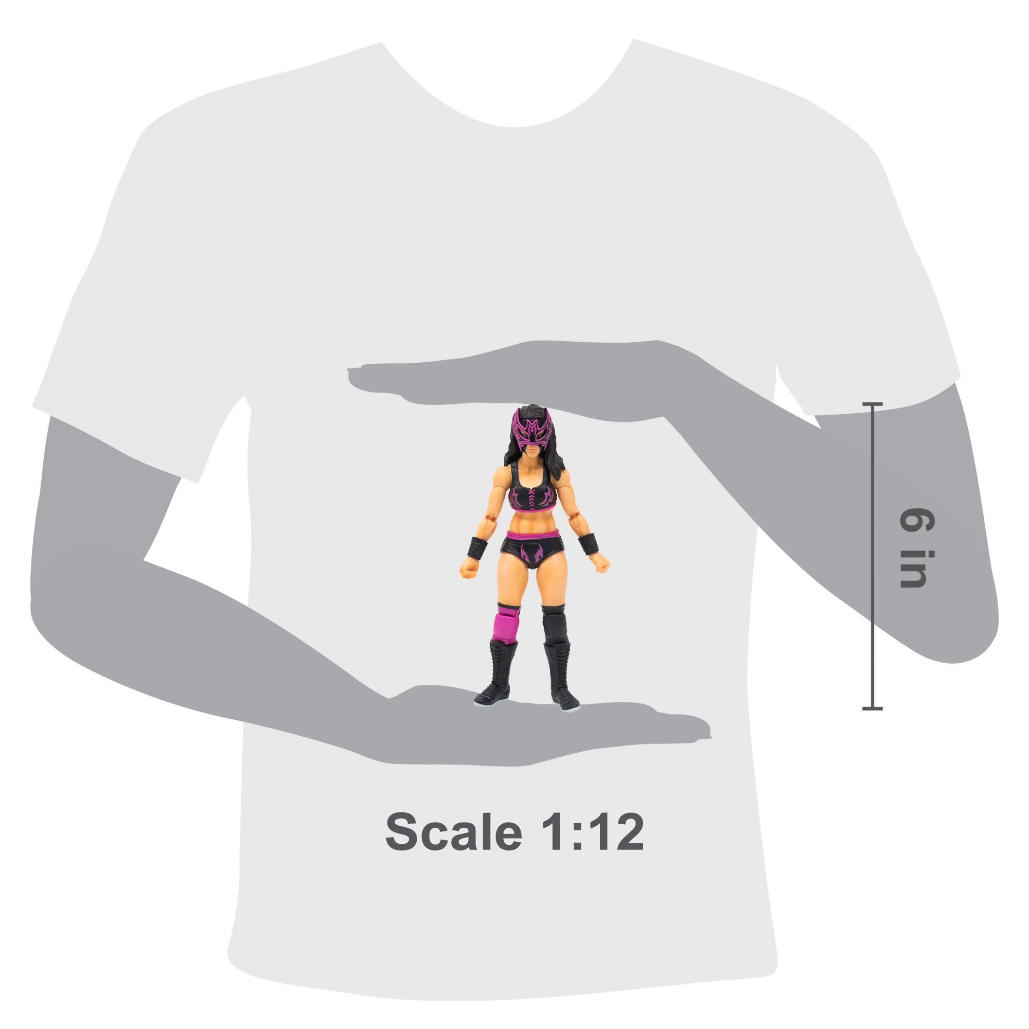 Legends of Lucha Libre Premium Collector Action Figure: Lady Maravilla - Image 3