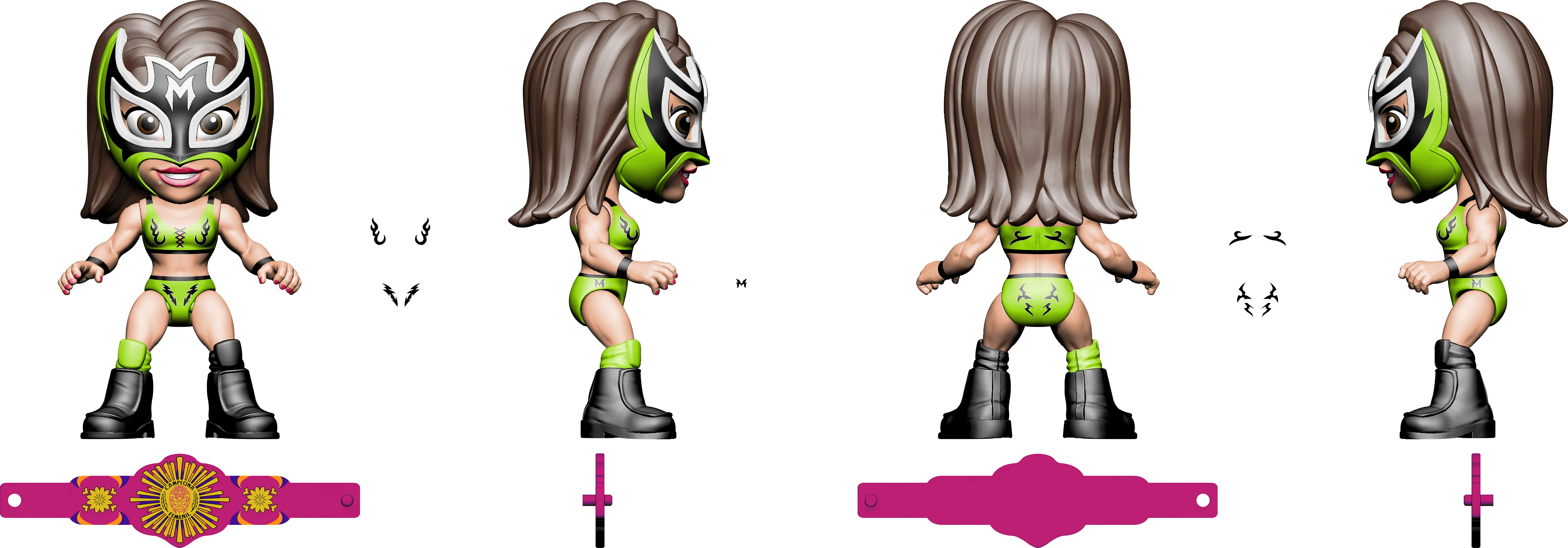 Luchacitos Mini Action Figures PDQ - Image 10