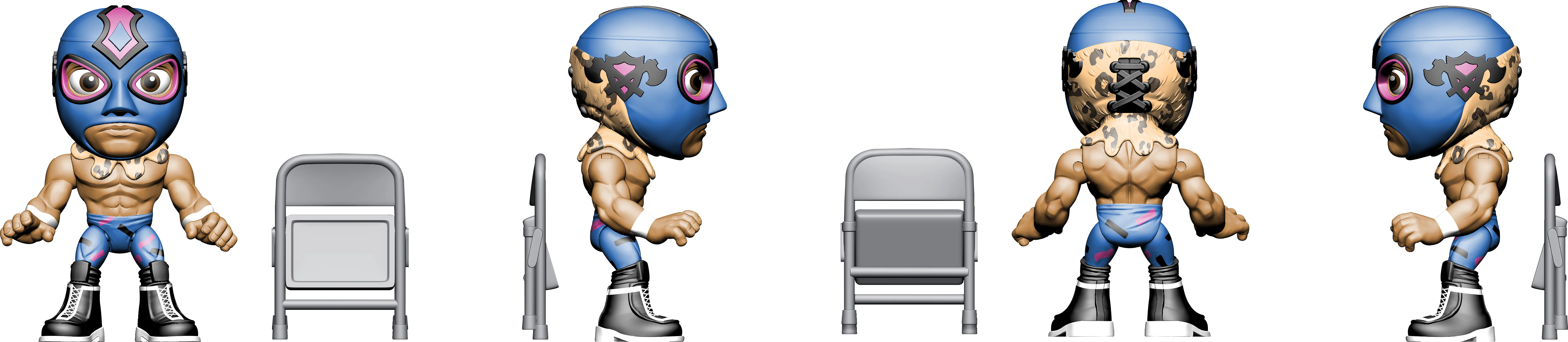 Luchacitos Mini Action Figures PDQ - Image 11