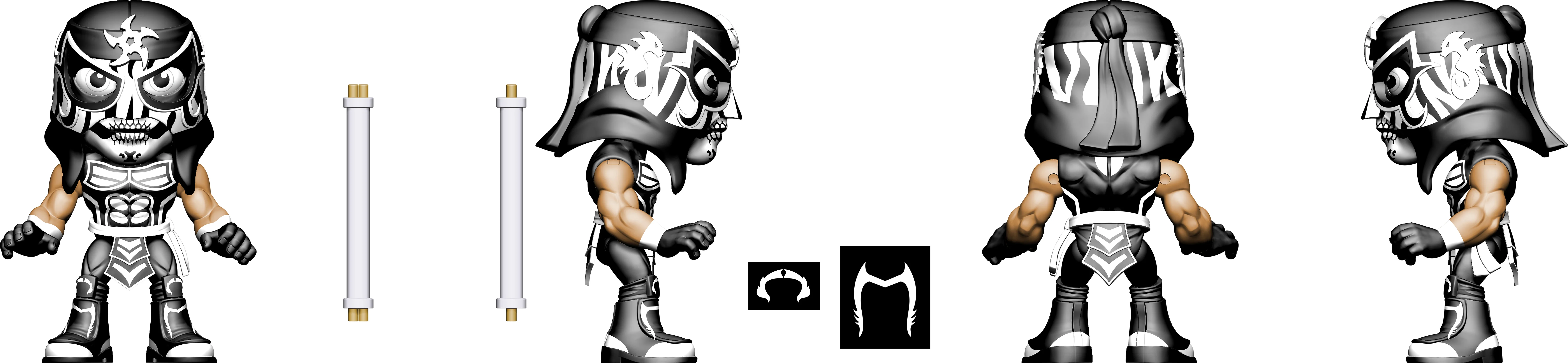 Luchacitos Mini Action Figures PDQ - Image 5