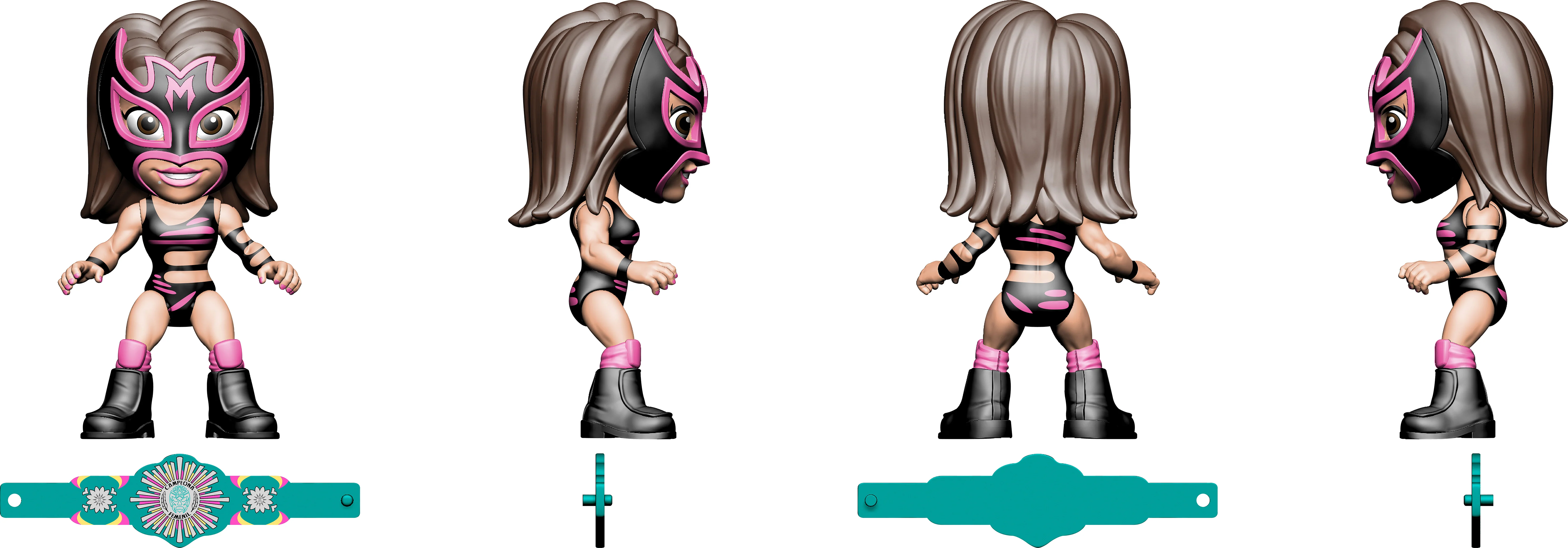 Luchacitos Mini Action Figures PDQ - Image 9