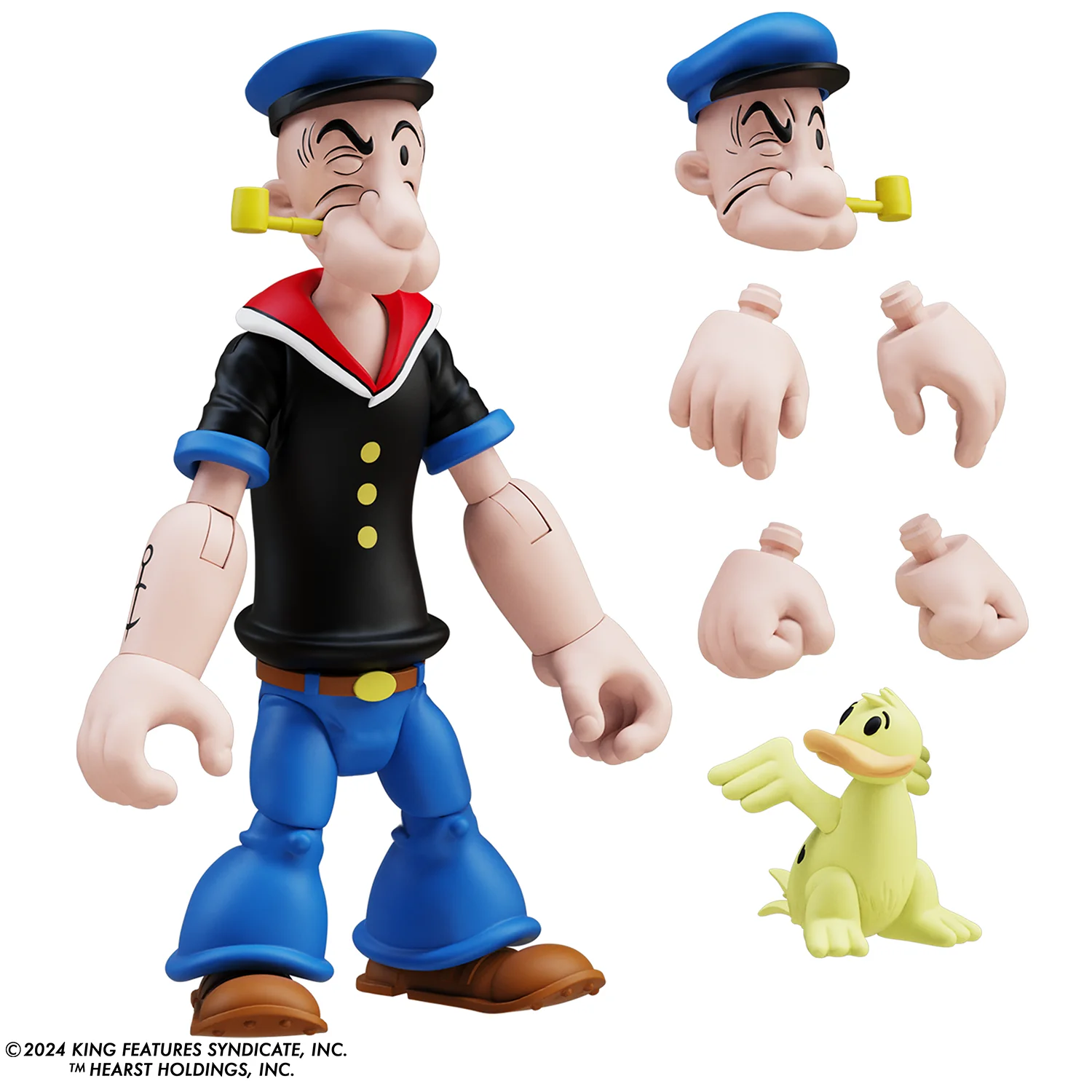 Popeye Classics Action Figure: Popeye 1st Appearance - black shirt - Image 12