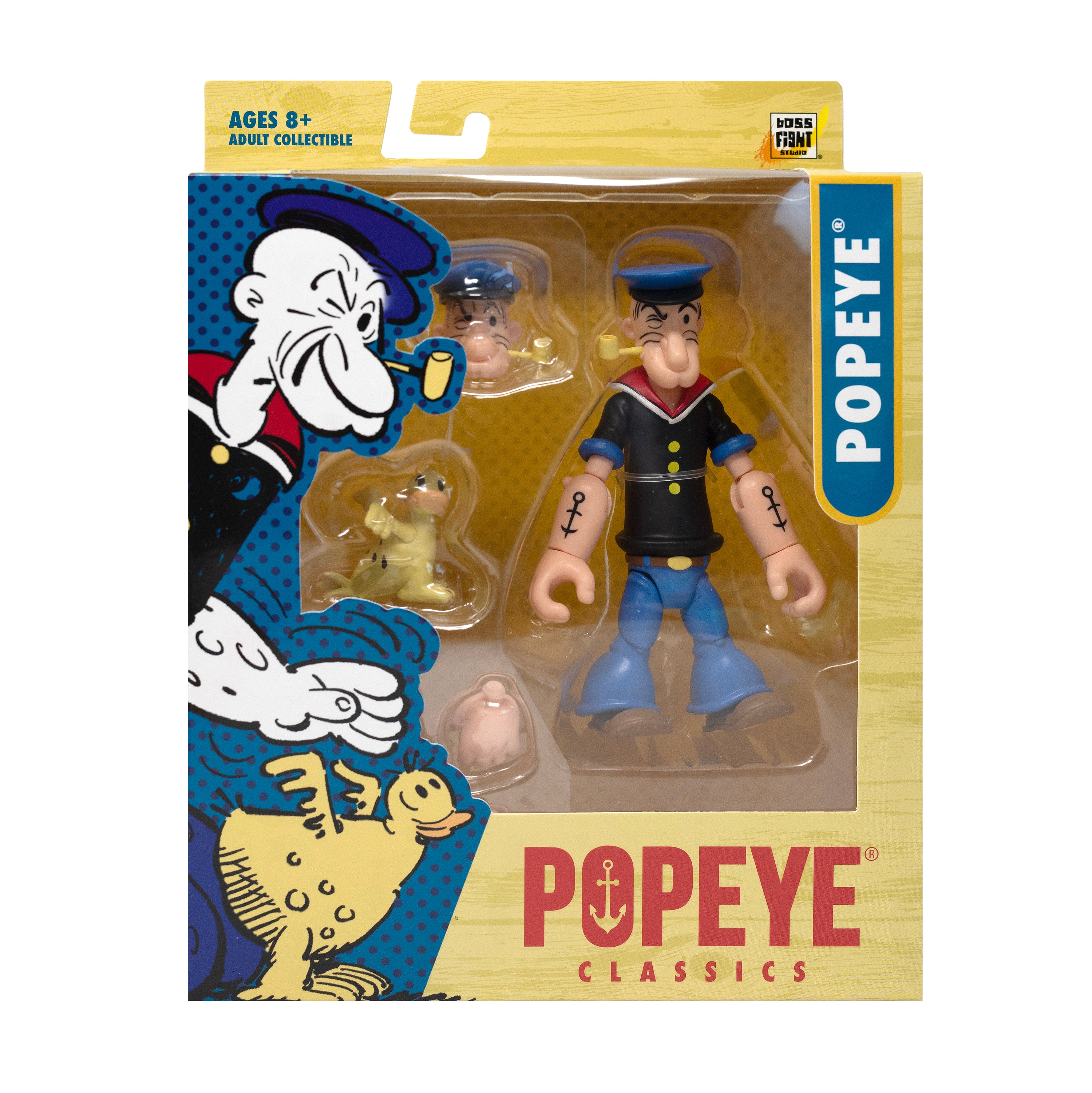 Popeye Classics Action Figure: Popeye 1st Appearance - black shirt - Image 3