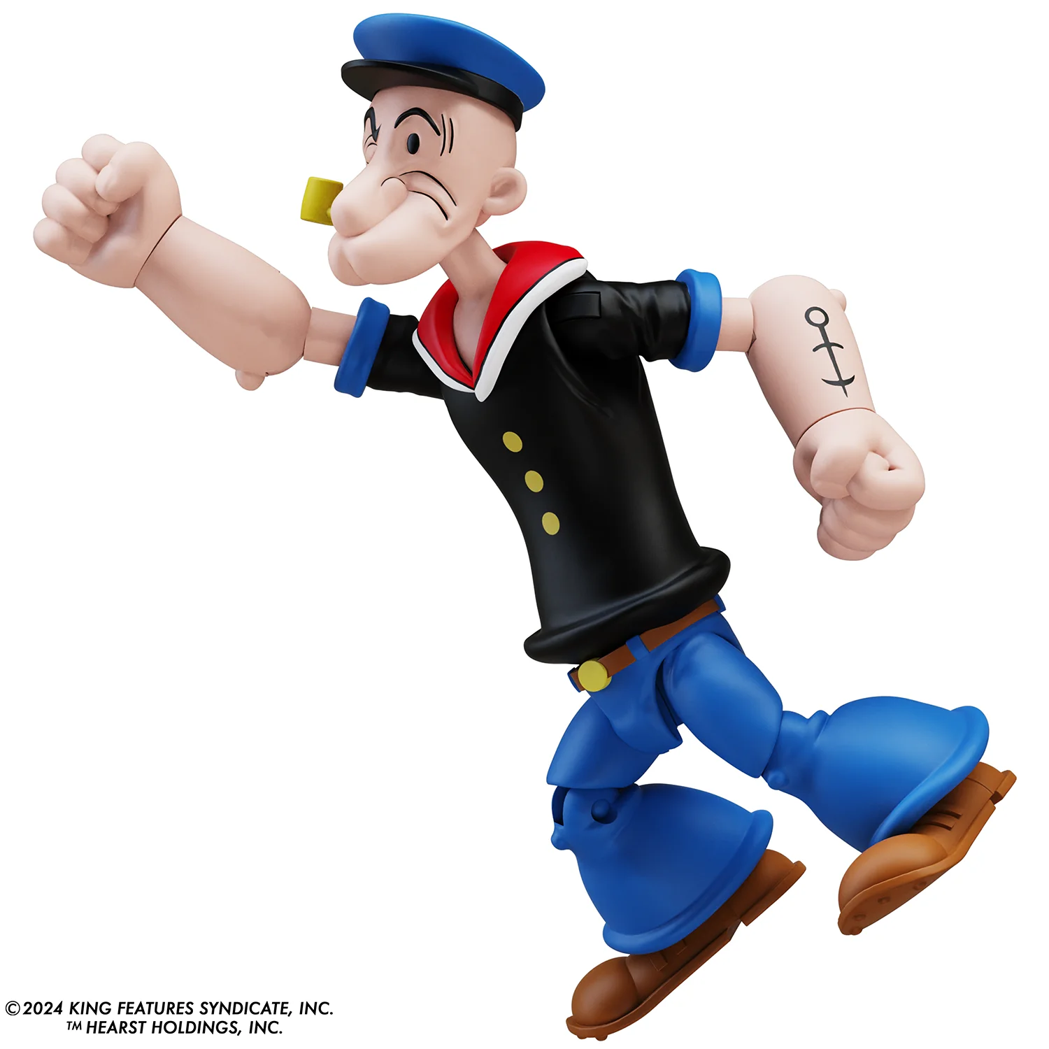 Popeye Classics Action Figure: Popeye 1st Appearance - black shirt - Image 8