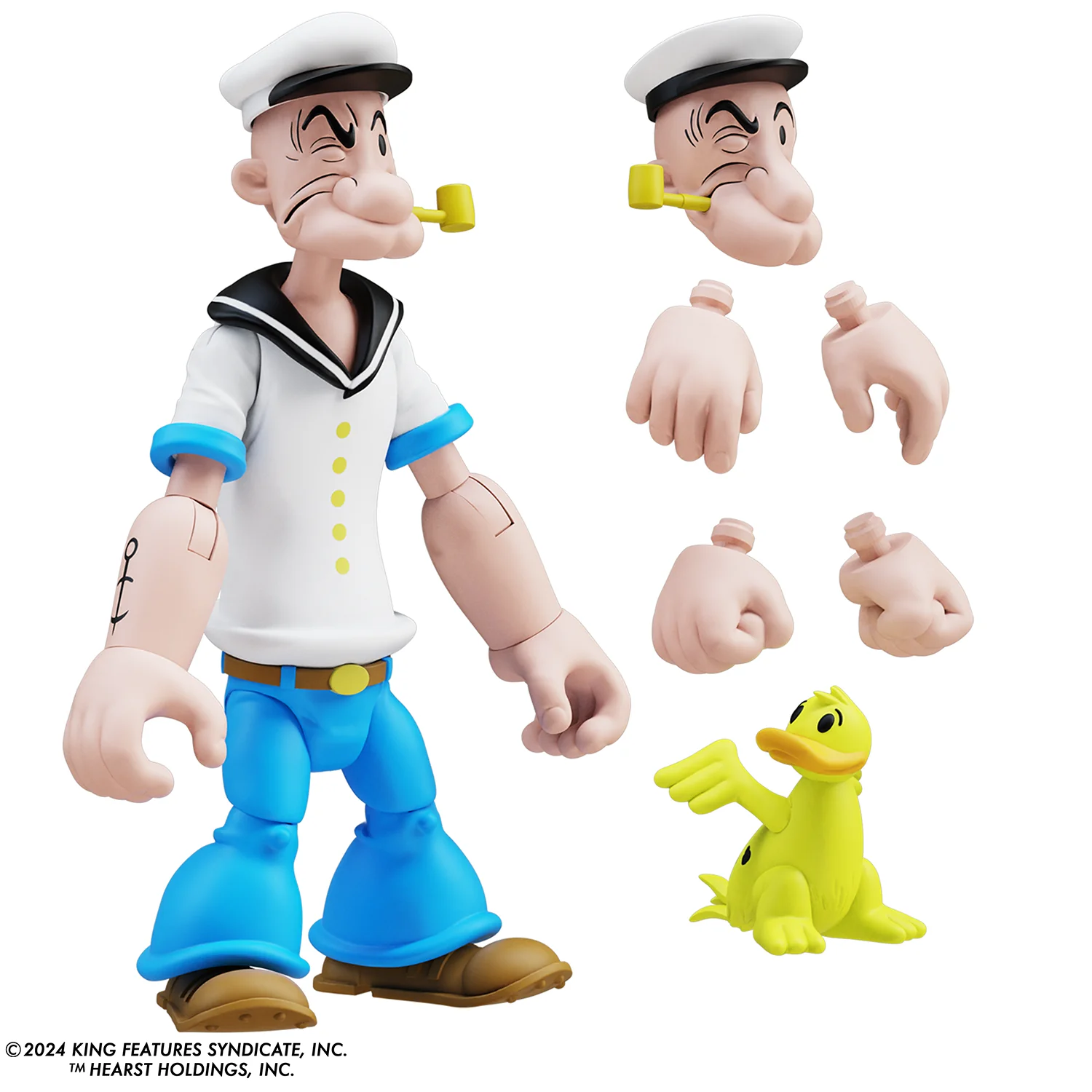 Popeye Classics Action Figure: Popeye 1st Appearance - white shirt - Image 11