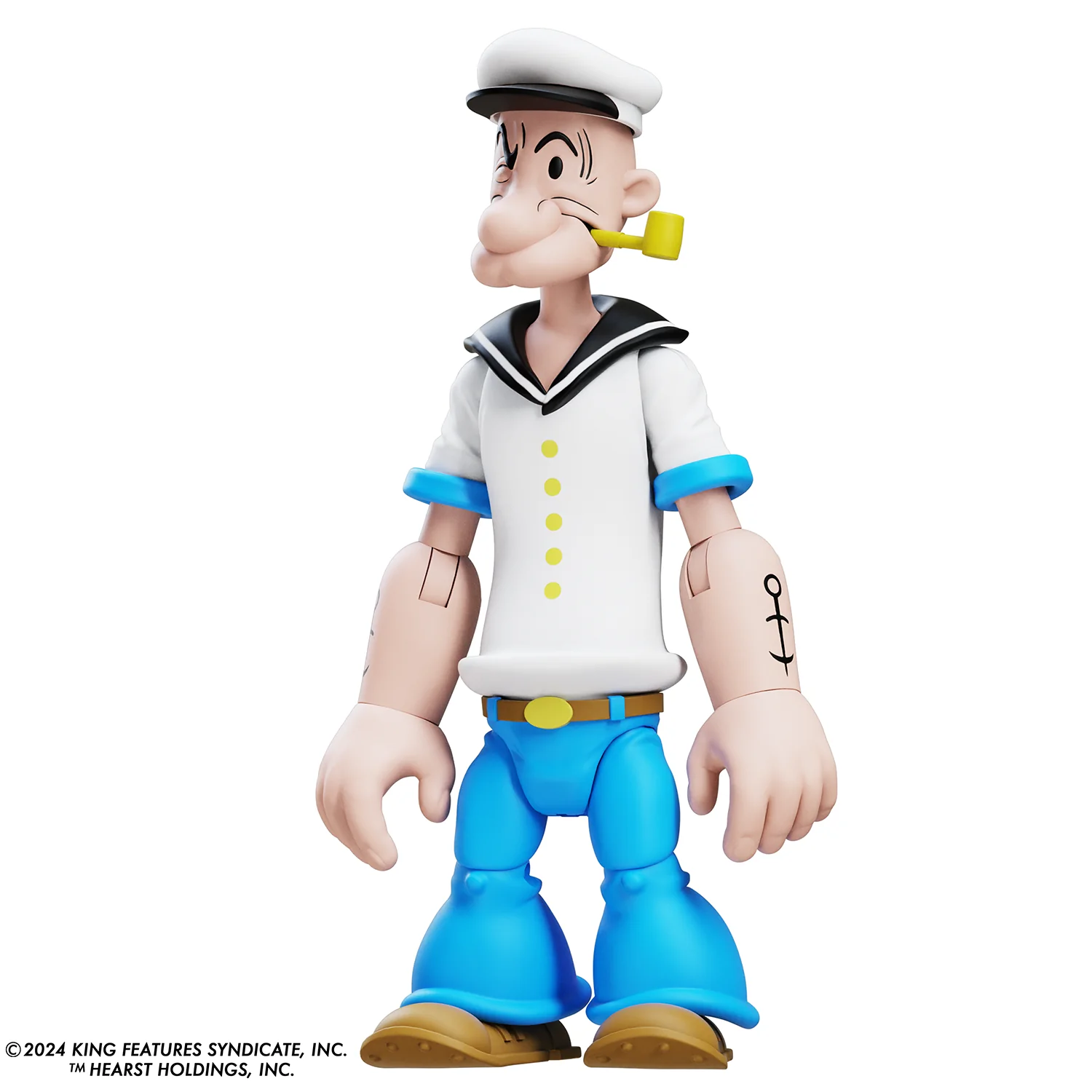 Popeye Classics Action Figure: Popeye 1st Appearance - white shirt - Image 5