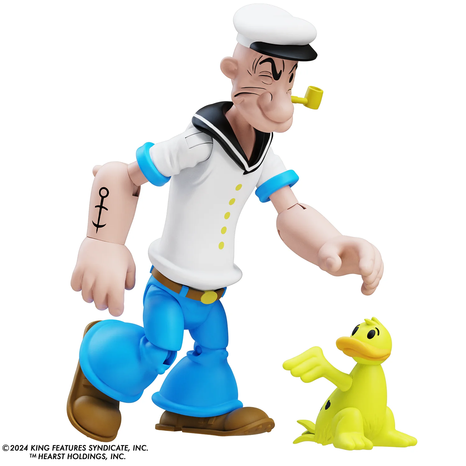 Popeye Classics Action Figure: Popeye 1st Appearance - white shirt - Image 6