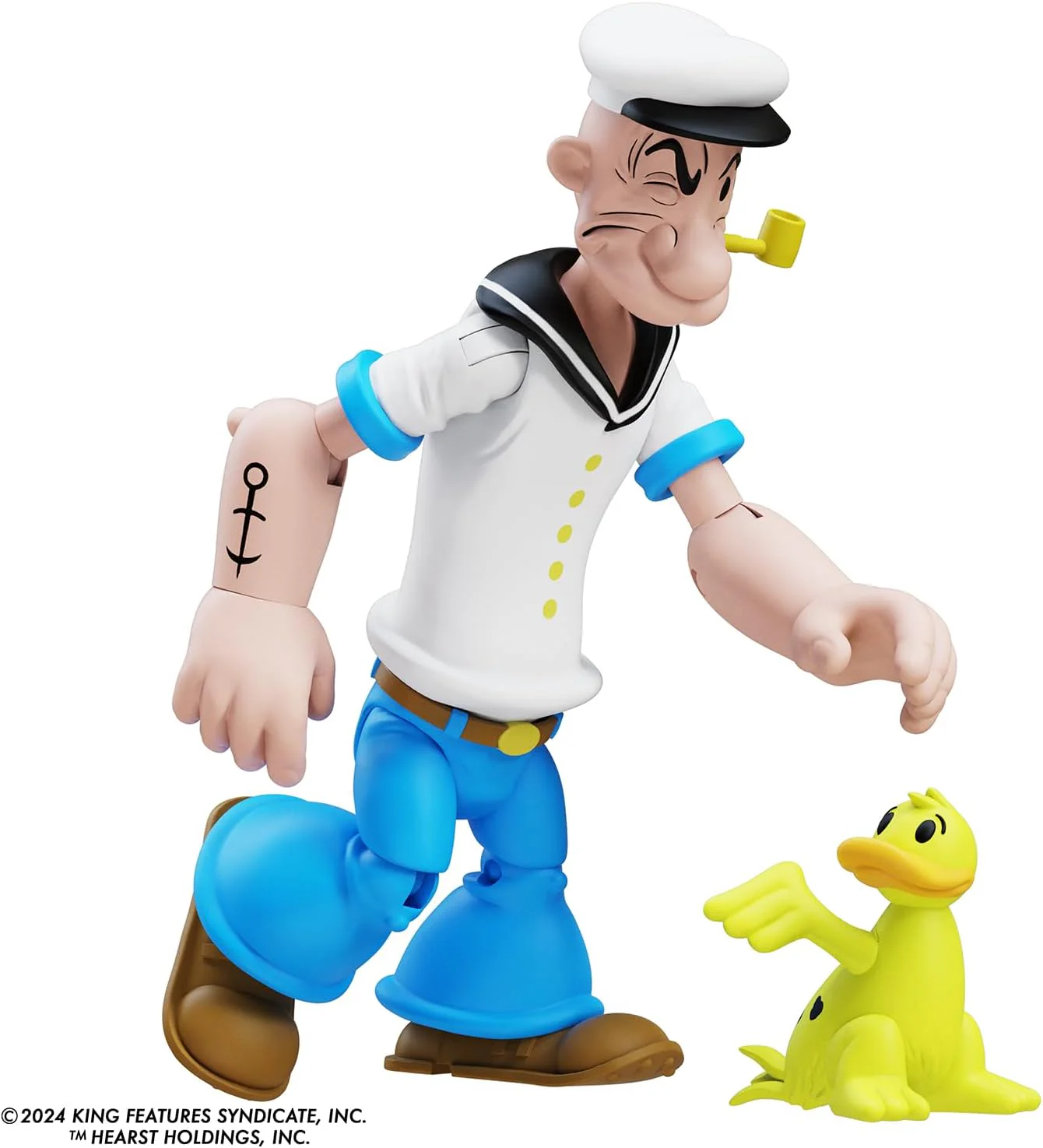 Popeye Classics Action Figure: Popeye 1st Appearance - white shirt - Image 8