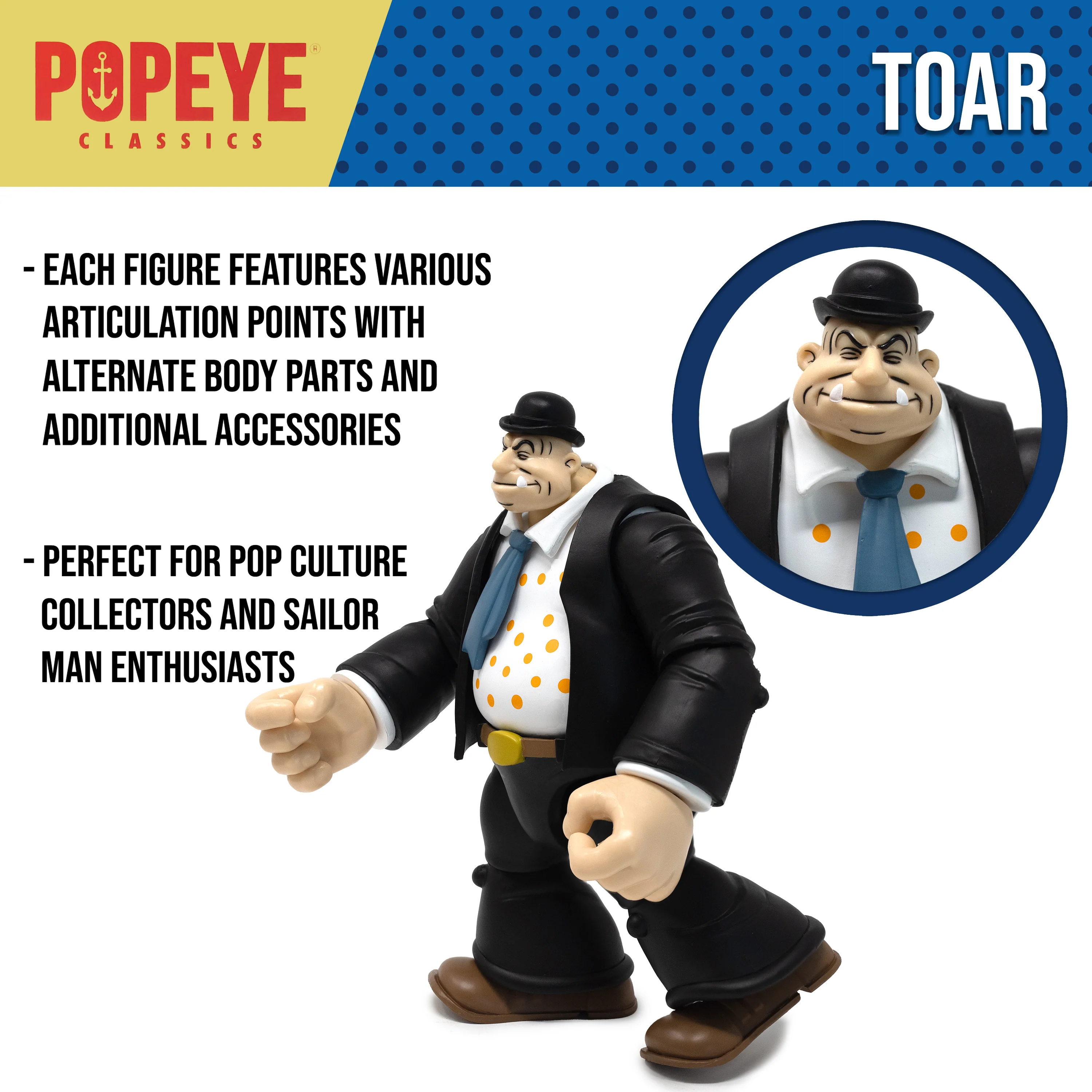 Popeye Classics Action Figure: Toar - Image 4