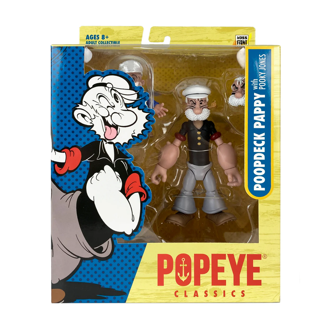 Popeye Classics Action Figure: Poopdeck Pappy - Image 10