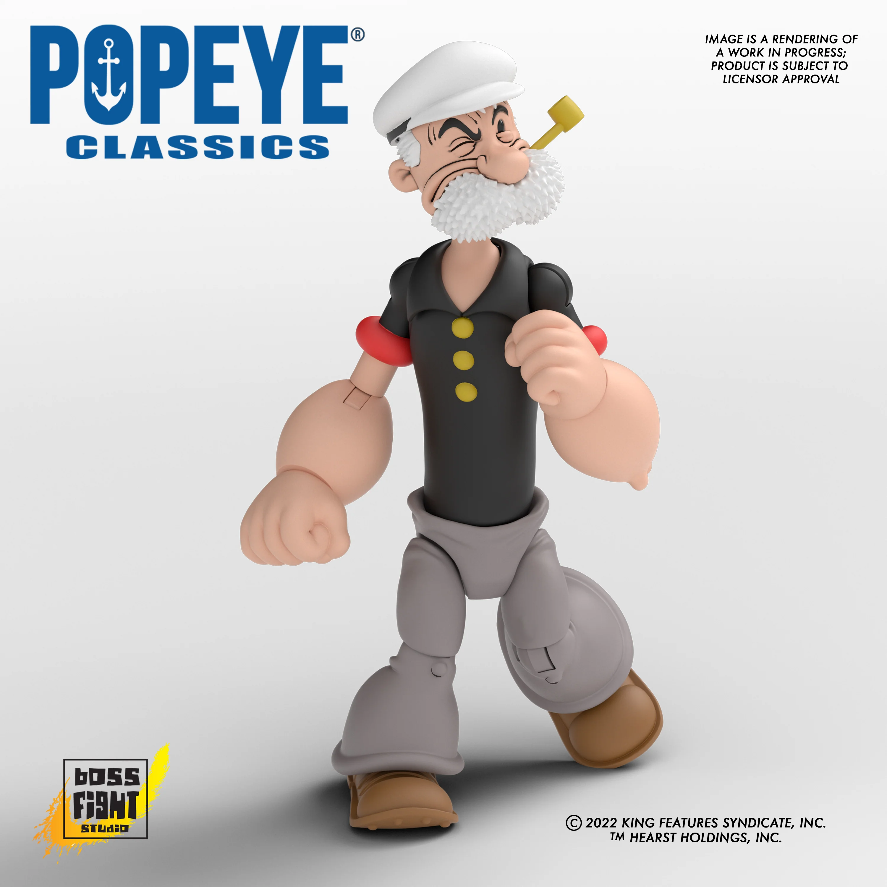 Popeye Classics Action Figure: Poopdeck Pappy - Image 6
