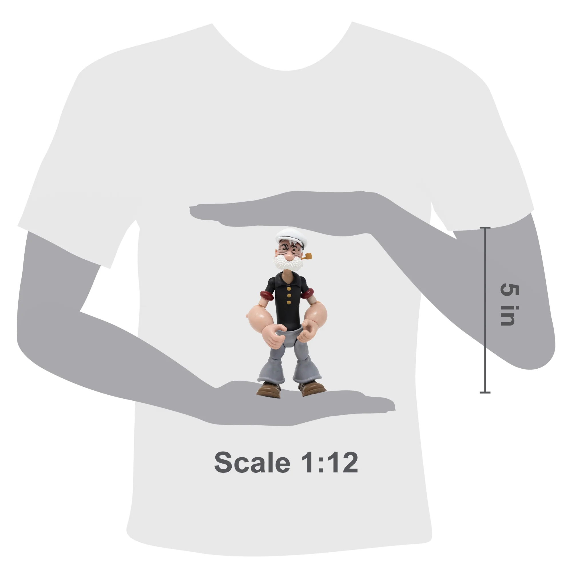 Popeye Classics Action Figure: Poopdeck Pappy - Image 8