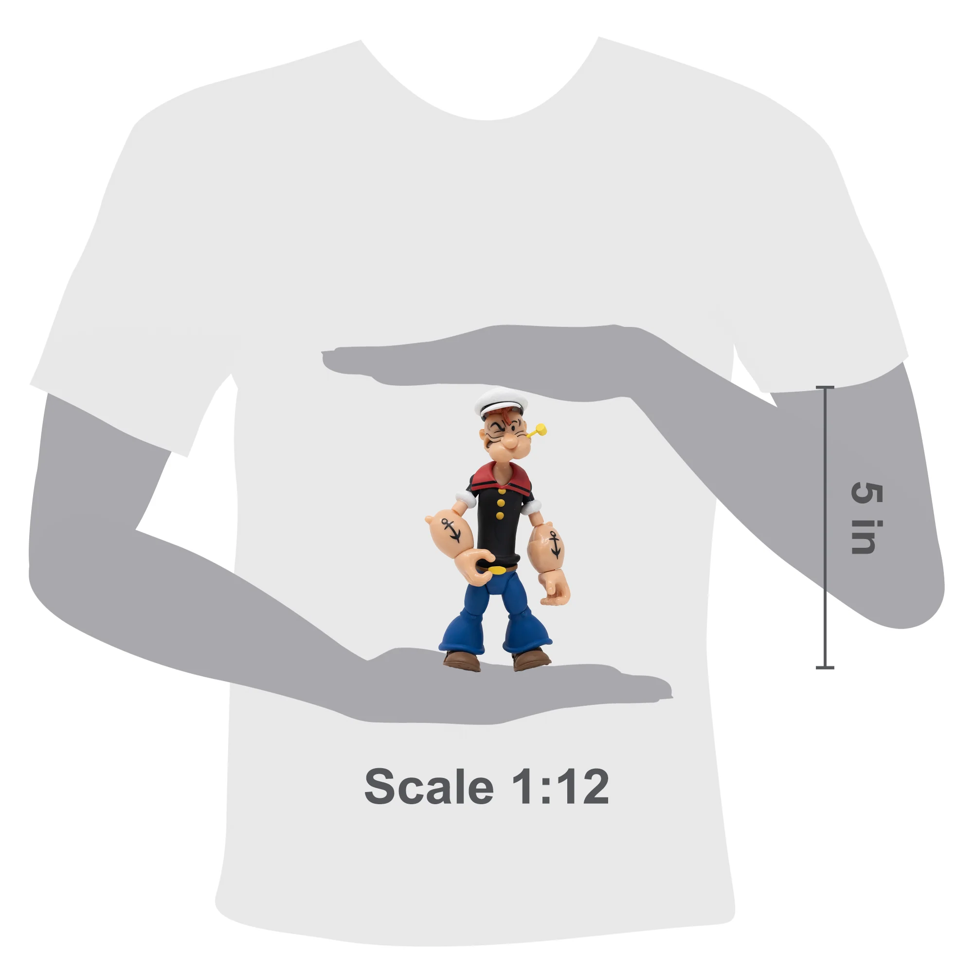 Popeye Classics Action Figure: Popeye the Sailor Man - Image 5